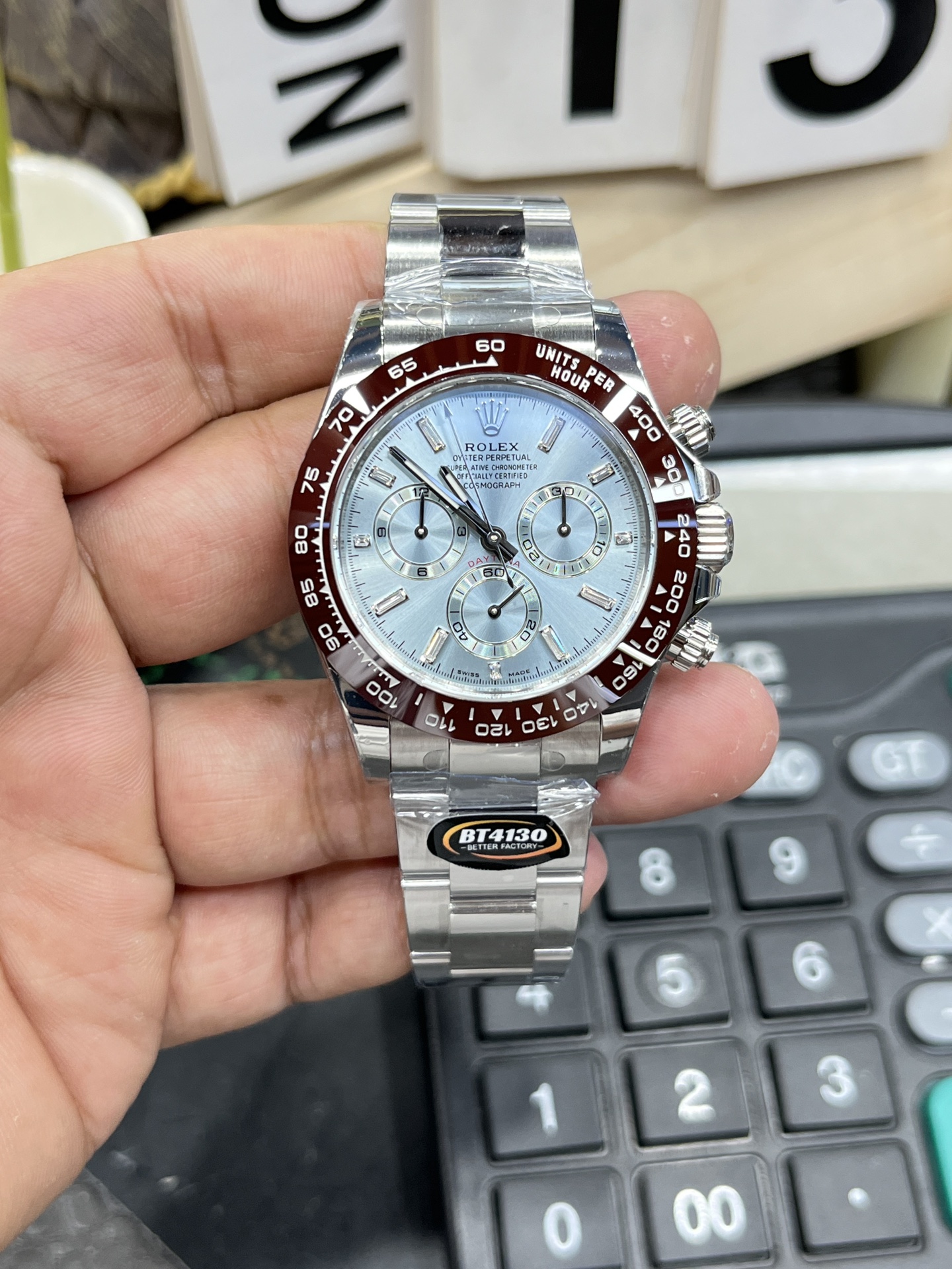 롤렉스 데이토나 40mm BT공장 4130 무브먼트 레플리카 43183