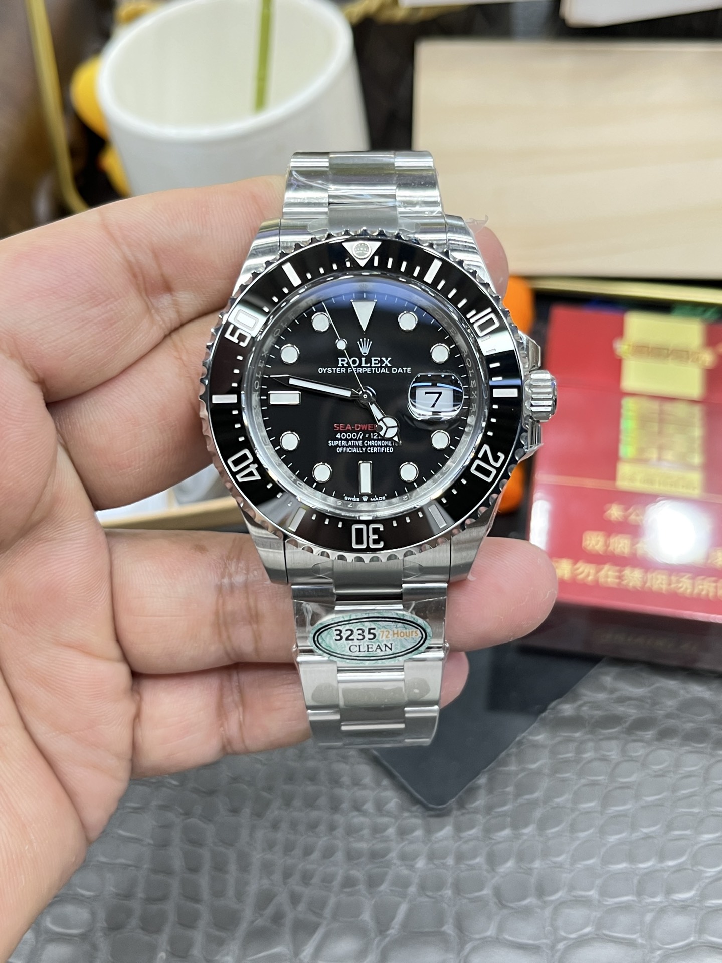 롤렉스 딥씨 43mm 3235 무브먼트 레플리카 43188
