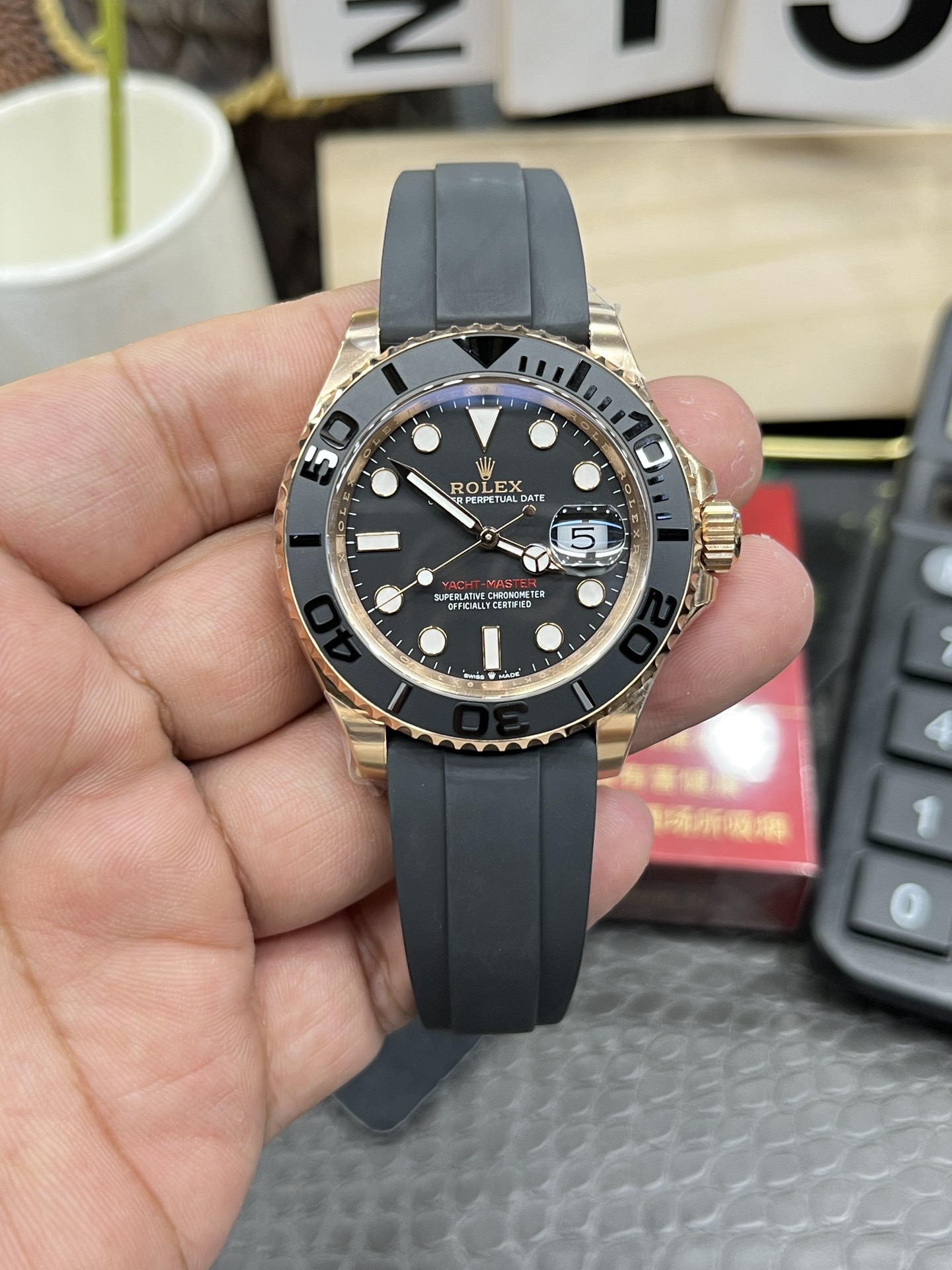 롤렉스 요트마스터 40mm 3235 무브먼트 레플리카 43186
