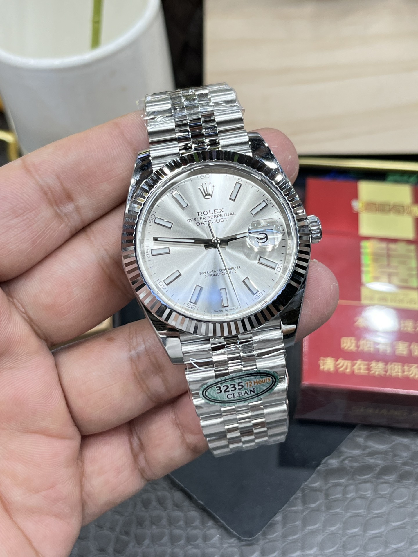 롤렉스 데이트저스트 41MM3235 무브먼트 레플리카 43187 Rolex 이미지 9