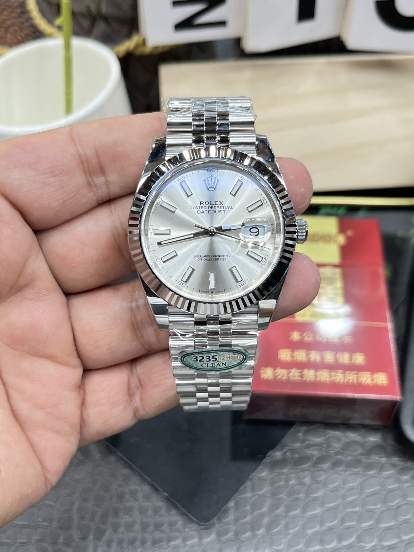 롤렉스 데이트저스트 41mm 3235 무브먼트 레플리카 43187