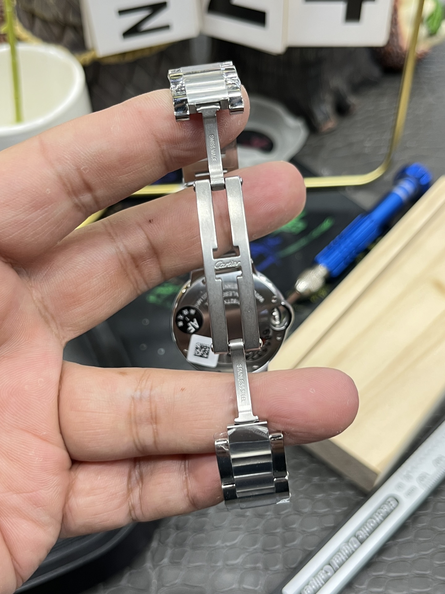 Cartier 卡地亚蓝气球/33mm/瑞士石英机芯