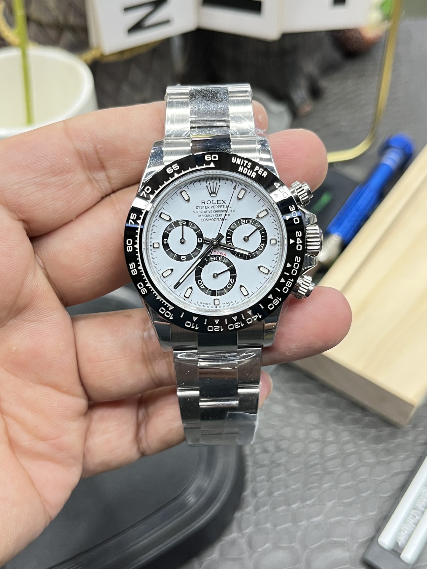 롤렉스 데이토나 40mm VS공장 4130 무브먼트 레플리카 43193