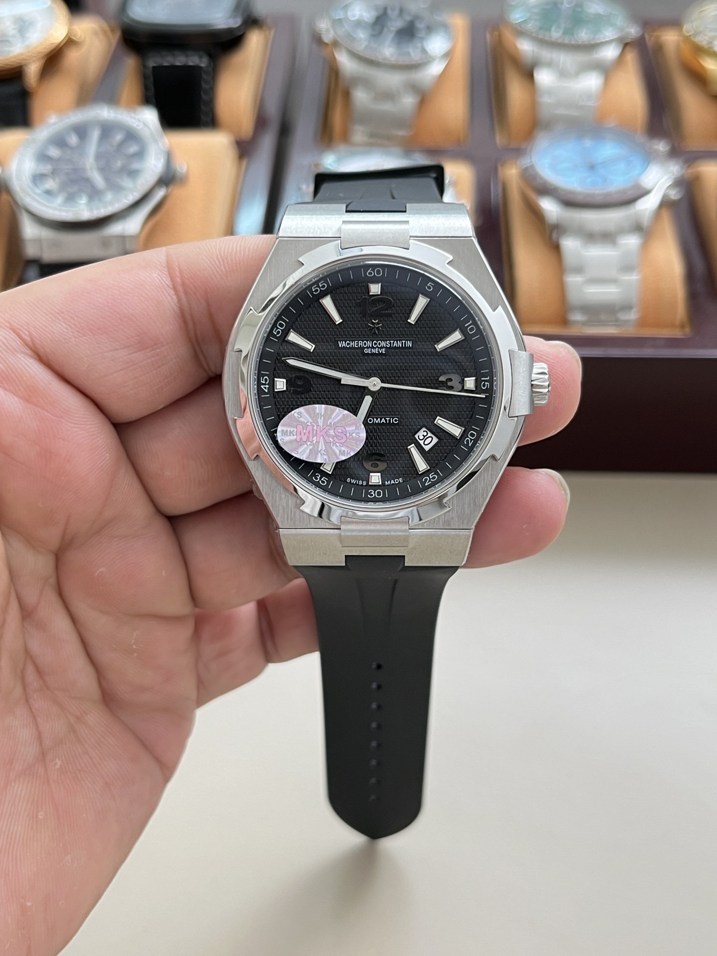 바쉐론 콘스탄틴 오버시즈 42mm 자동 스틸 MKS 공장 레플리카 43592