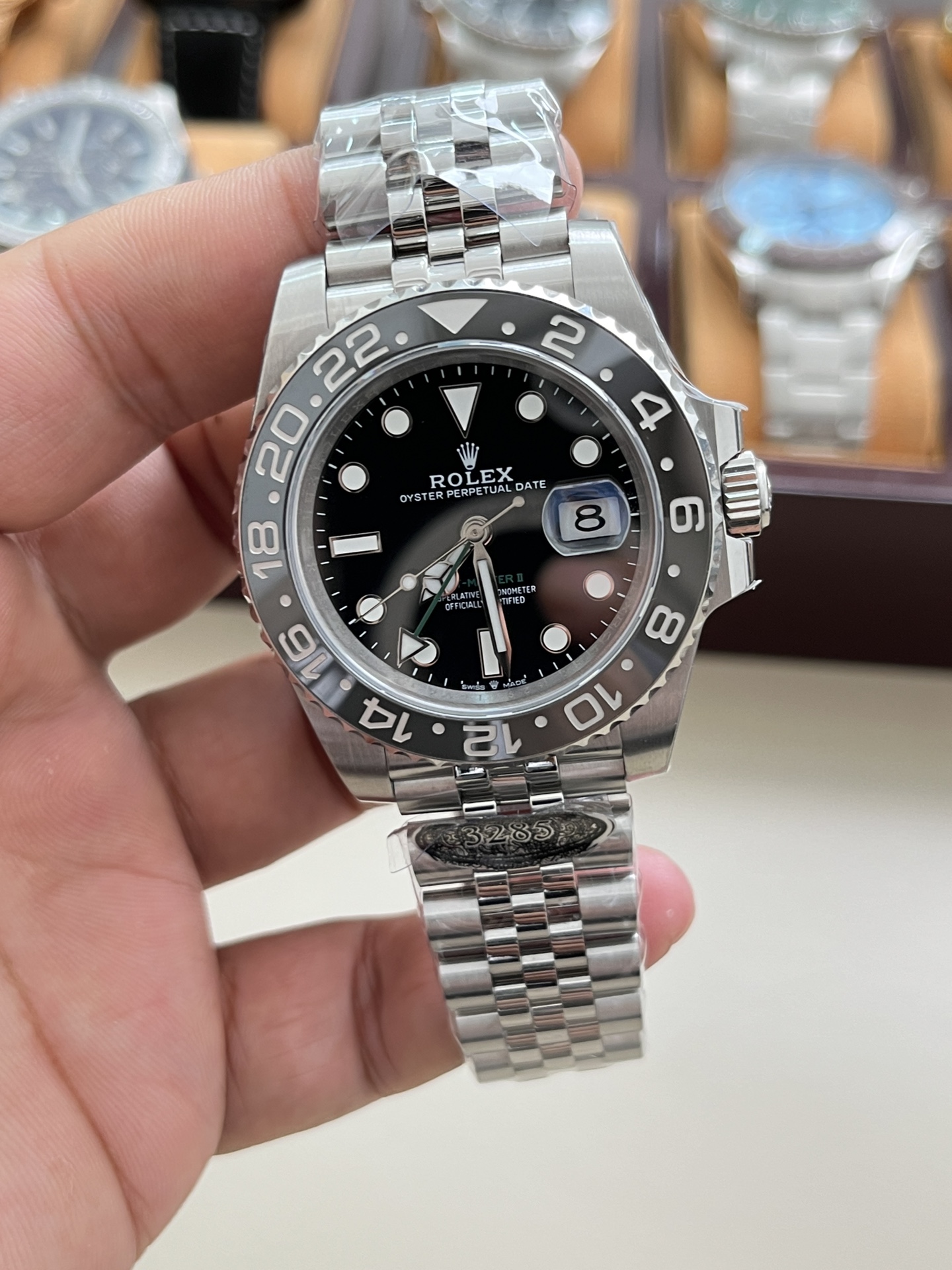 롤렉스 GMT 마스터 II 자동 시계 이미지 5