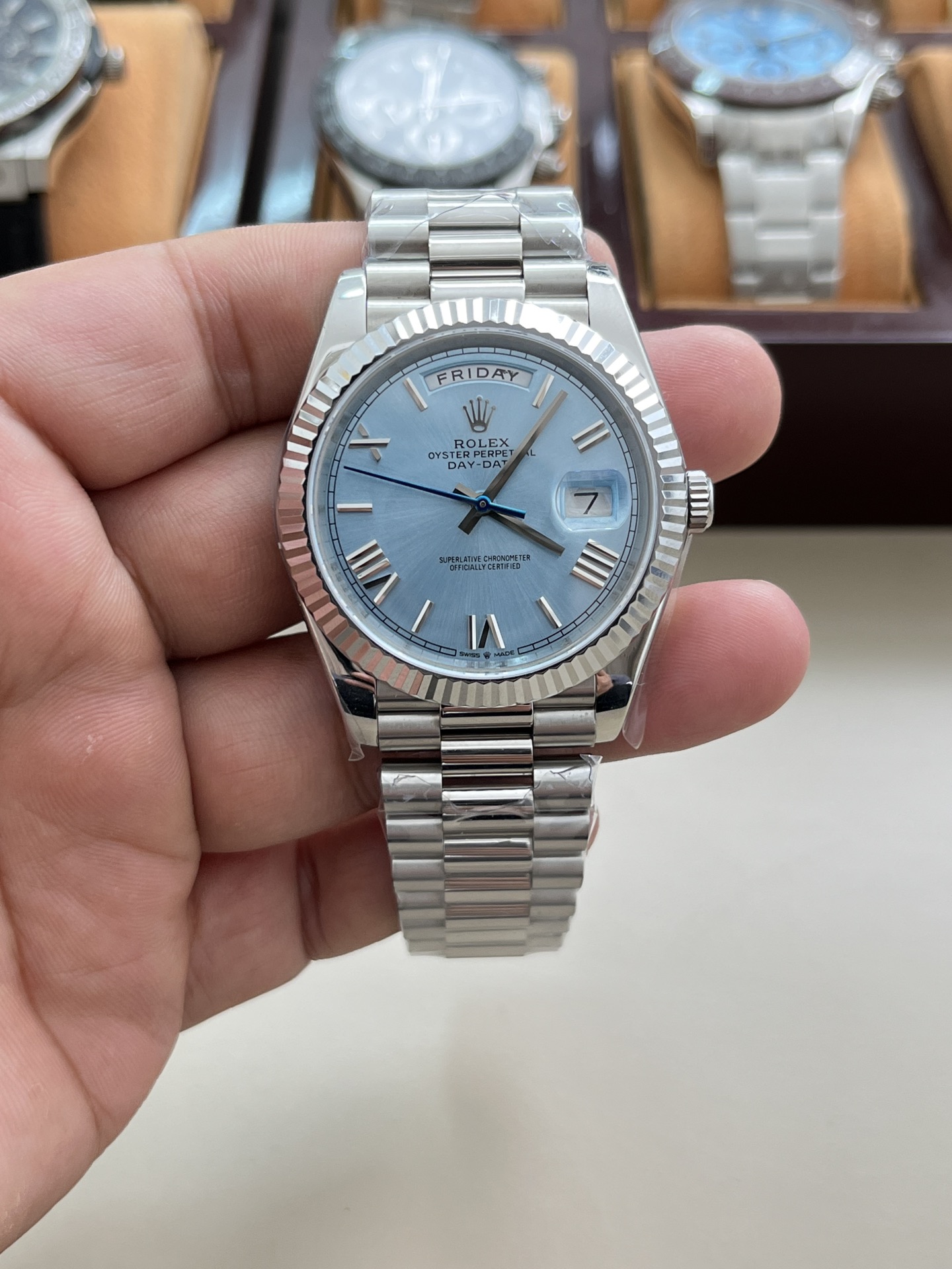 롤렉스 데이트저스트 40mm 3235 무브먼트 레플리카 43195