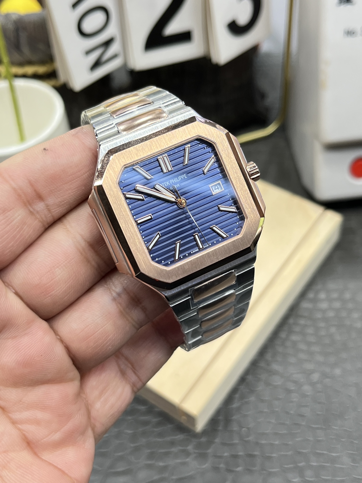 파텍필립 프리미엄 워치 5821 자동 TW 공장 레플리카 44000 Patek Philippe 이미지 4
