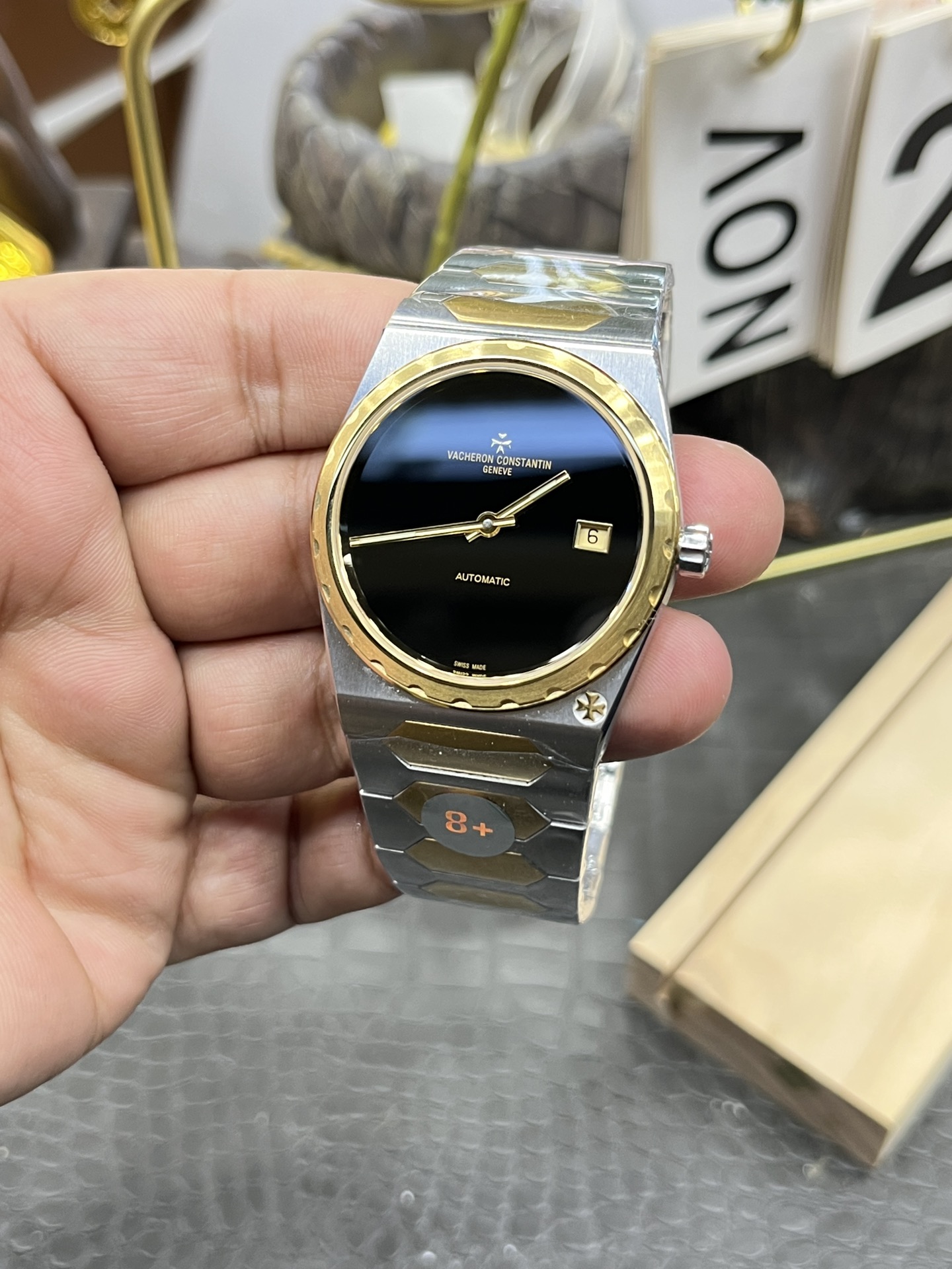 바쉐론 콘스탄틴 히스토릭 222 2 핸즈 자동 8+ 공장 레플리카 43588 Vacheron Constantin 이미지 2