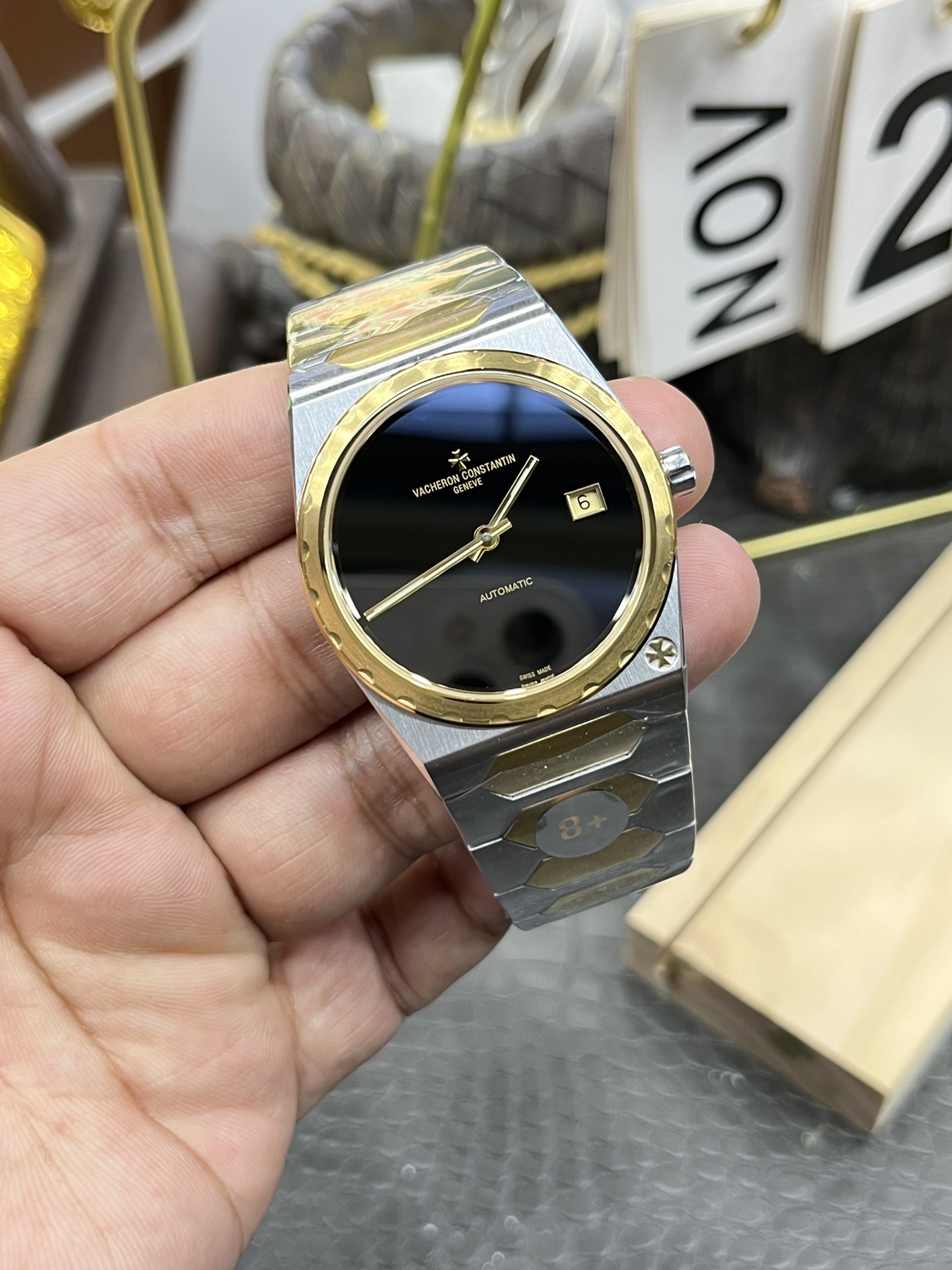 바쉐론 콘스탄틴 히스토릭 222 2 핸즈 자동 8+ 공장 레플리카 43588 Vacheron Constantin 이미지 3