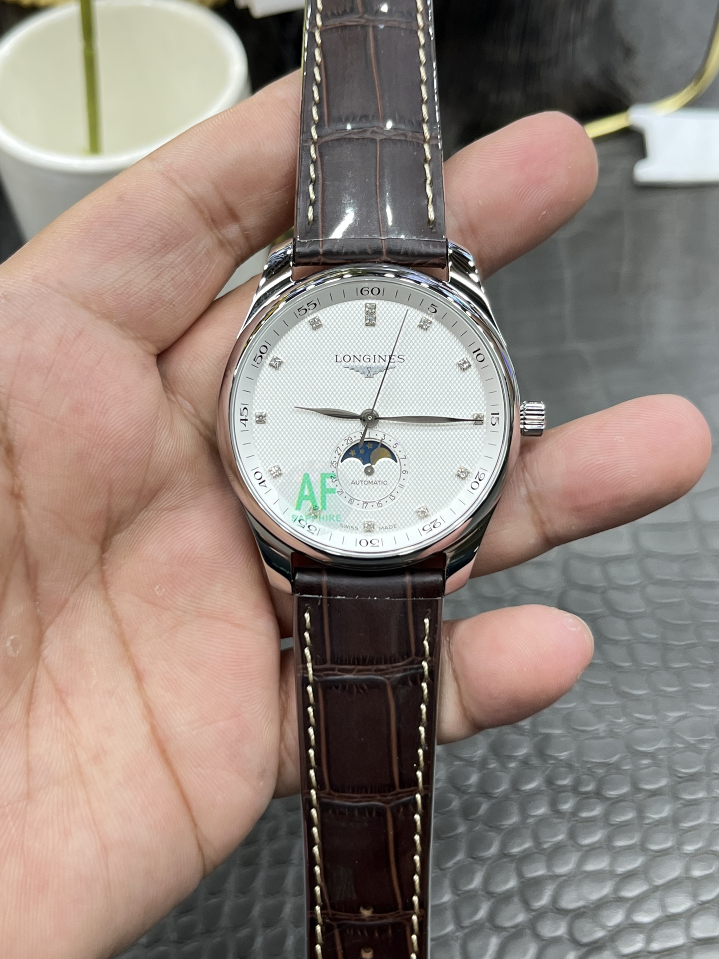 론진 마스터 컬렉션 문페이즈 42mm AF공장 시계 레플리카 44506