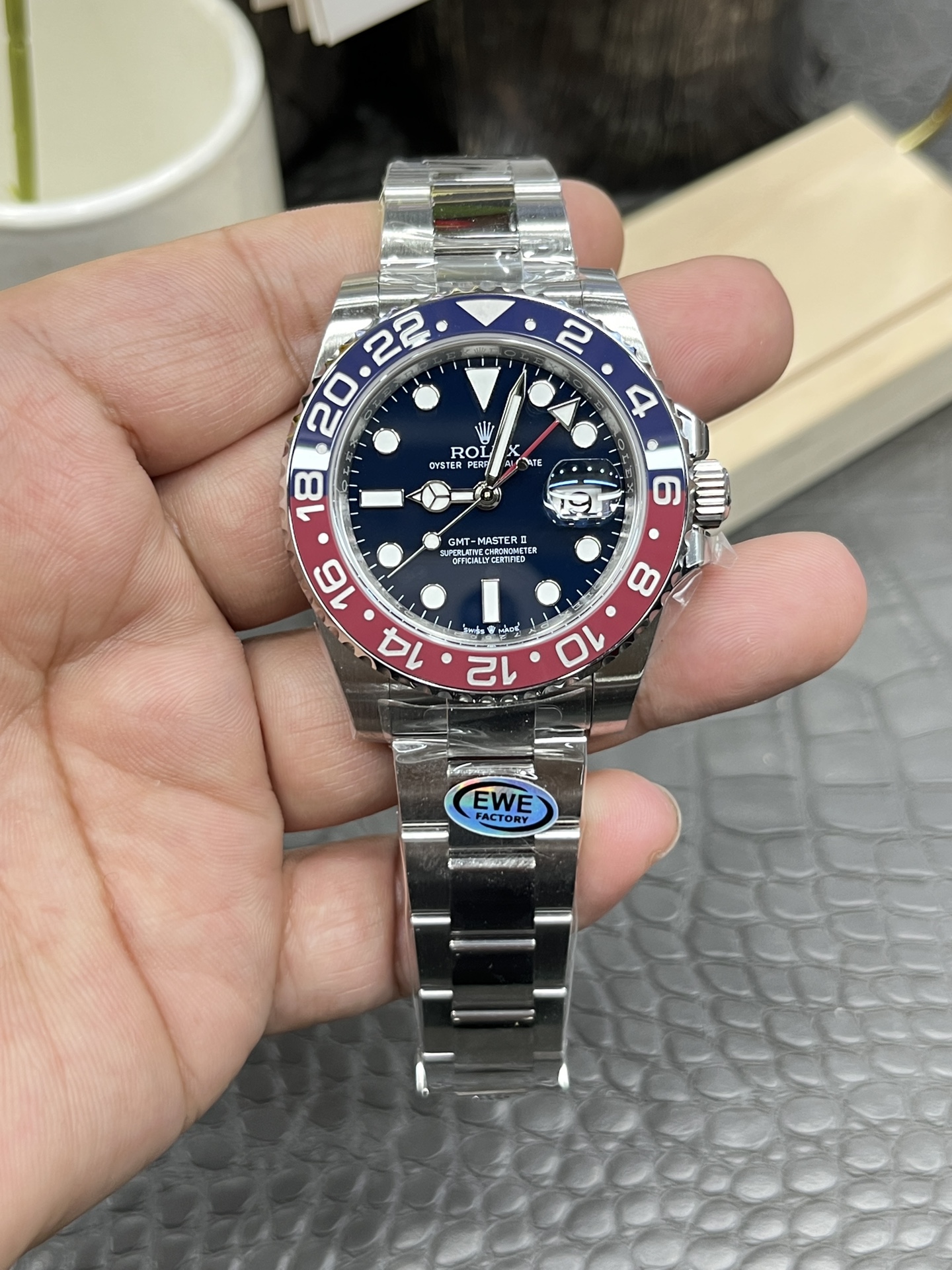 롤렉스 GMT마스터 40mm EWE공장 EW공장 레플리카 43175
