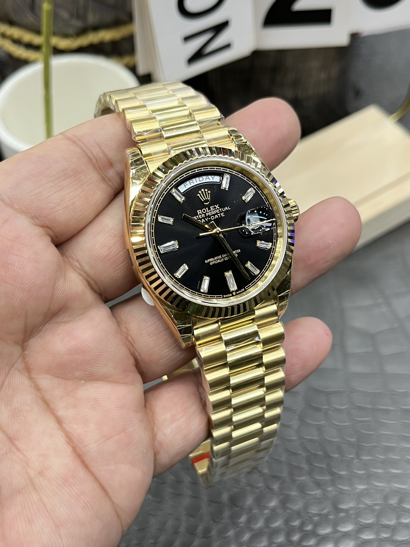 롤렉스 데이데이트 자동 시계 43174 이미지 4