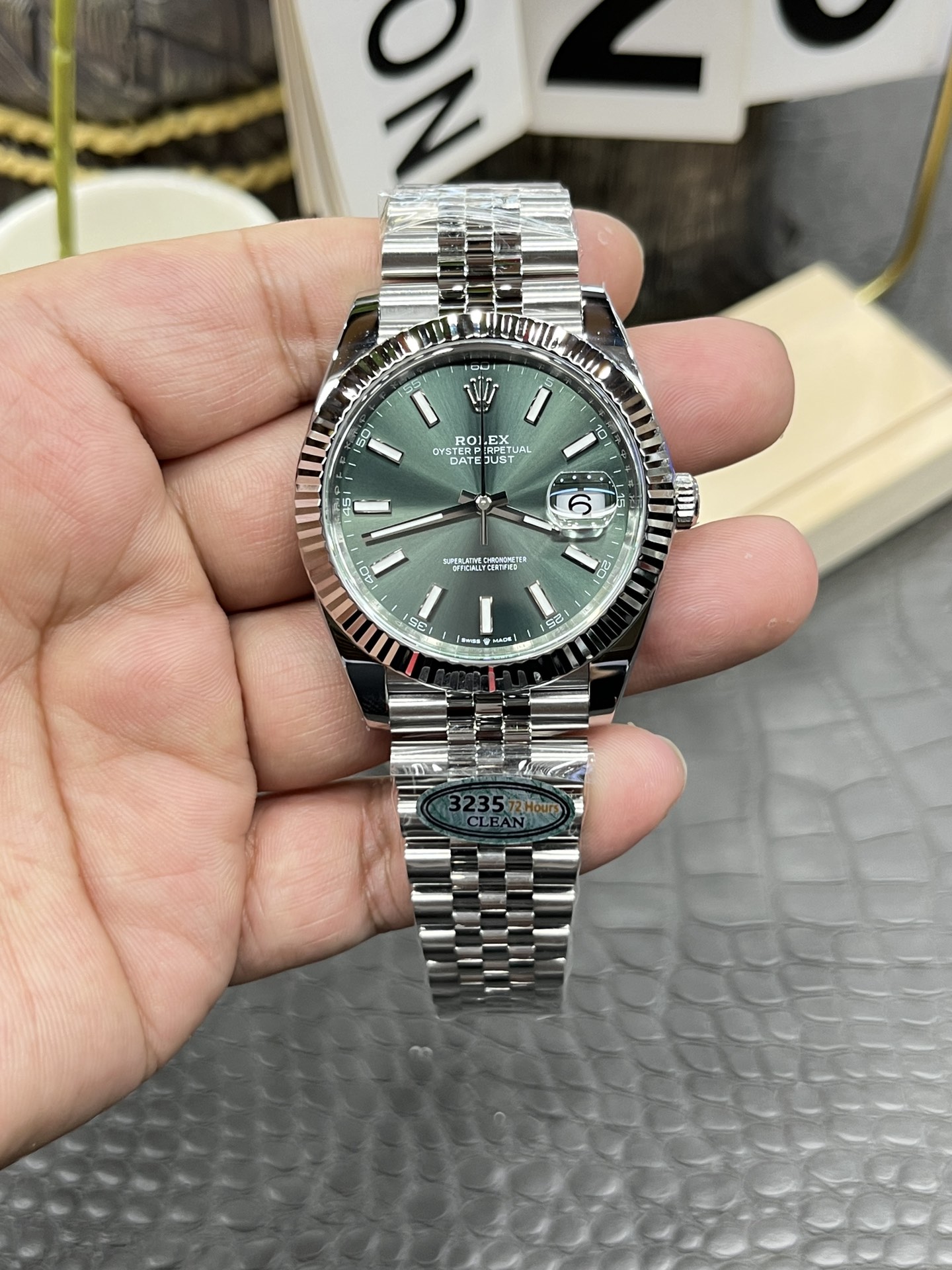 롤렉스 데이트저스트 41mm 3235 무브먼트 레플리카 43179