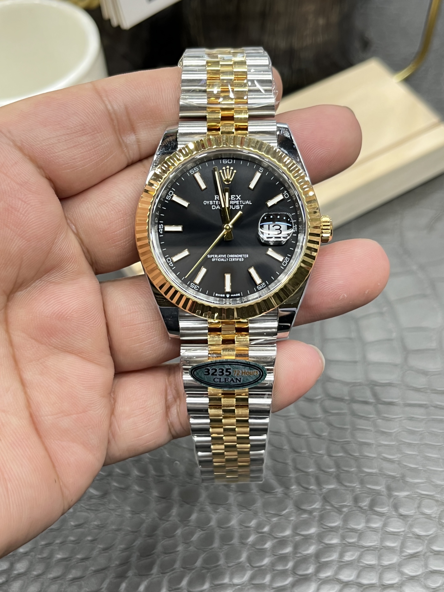 롤렉스 데이트저스트 41mm 3235 무브먼트 레플리카 43182