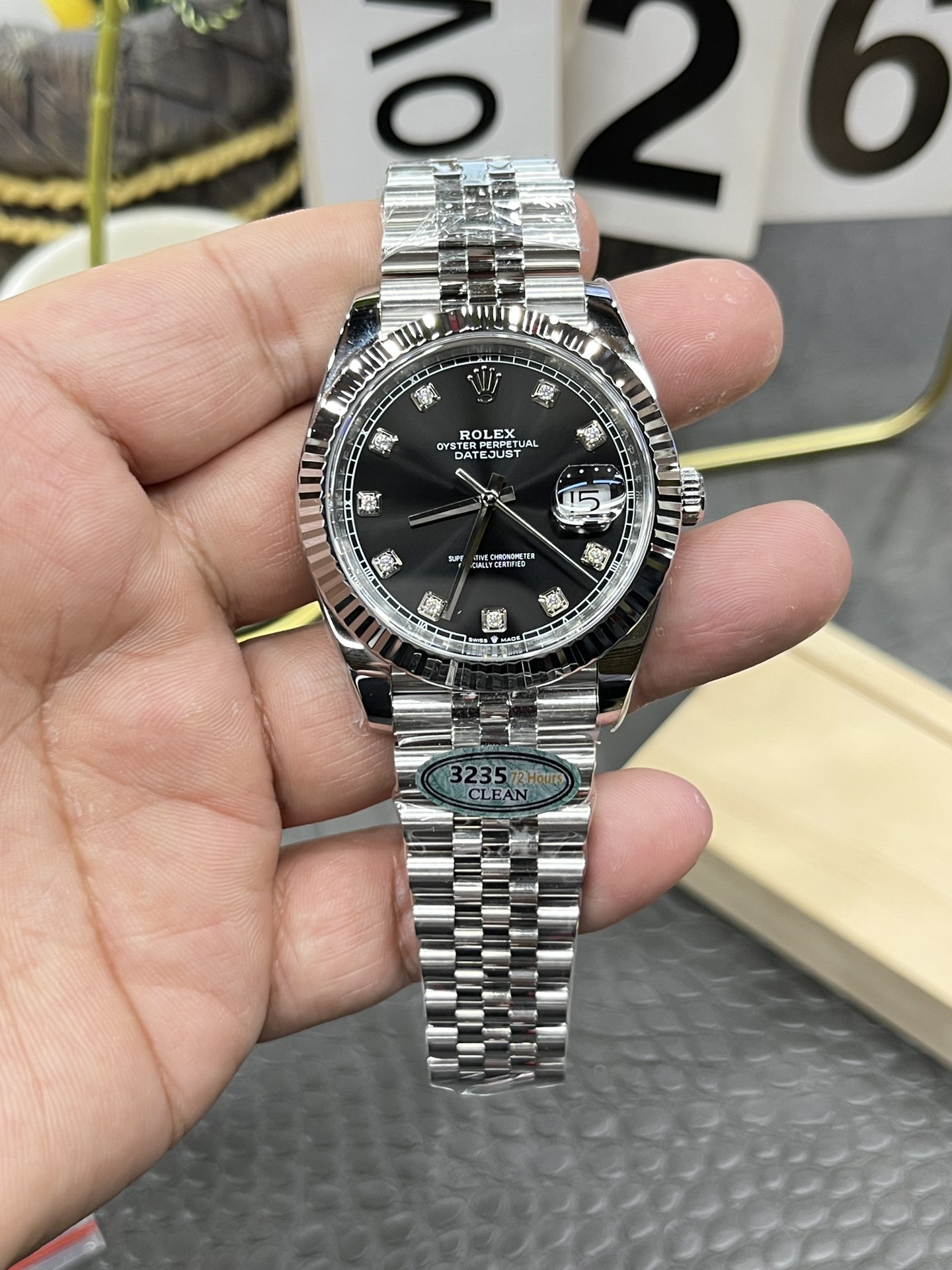 롤렉스 데이트저스트 41mm 3235 무브먼트 레플리카 43149