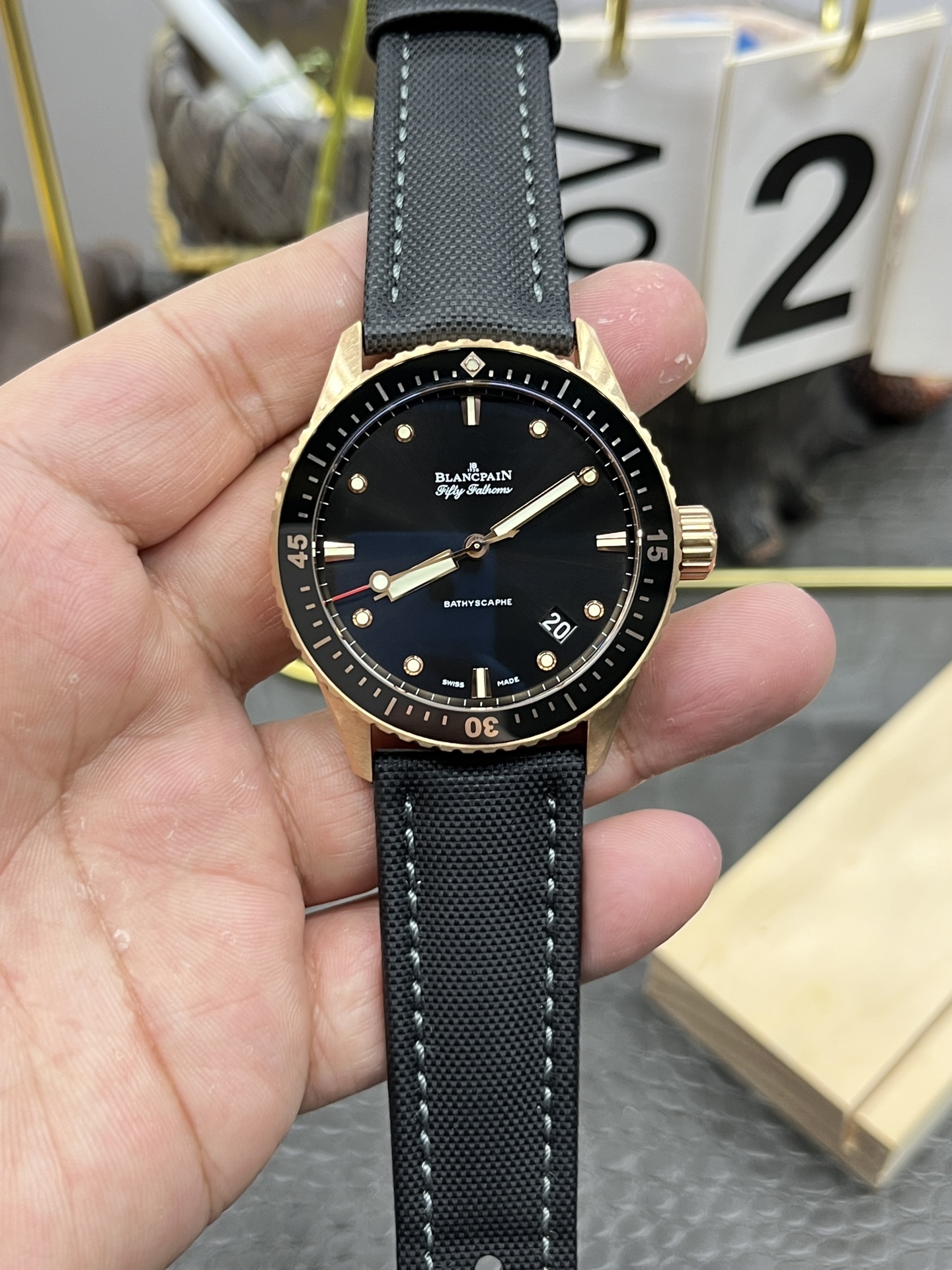 Blancpain Fifty Fathoms 43.6mm Automatic Titanium Ceramic Bezel Watch 2 i1739021866 8652 0