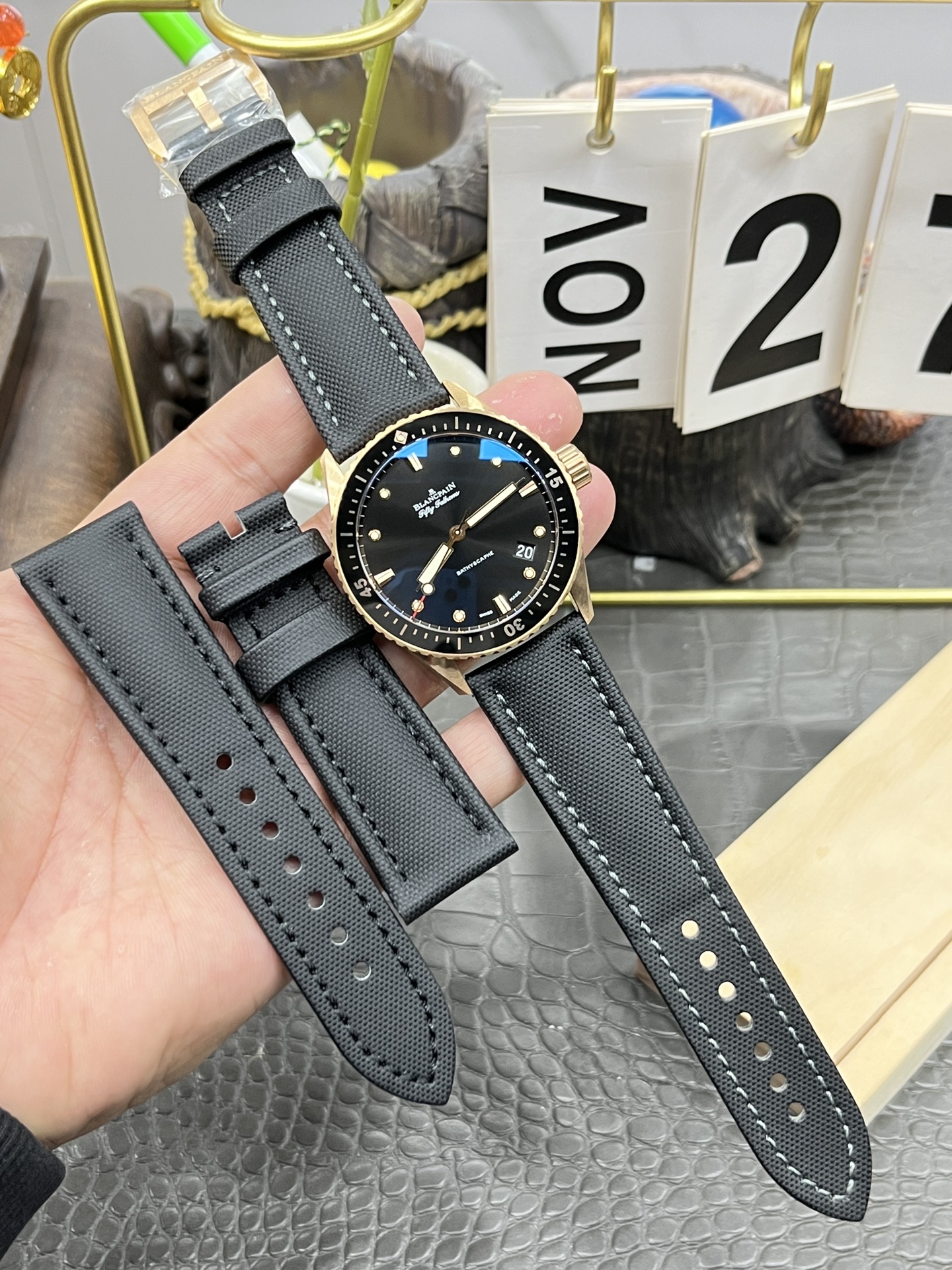 Blancpain Fifty Fathoms 43.6mm Automatic Titanium Ceramic Bezel Watch 10 i1739021866 9200 0