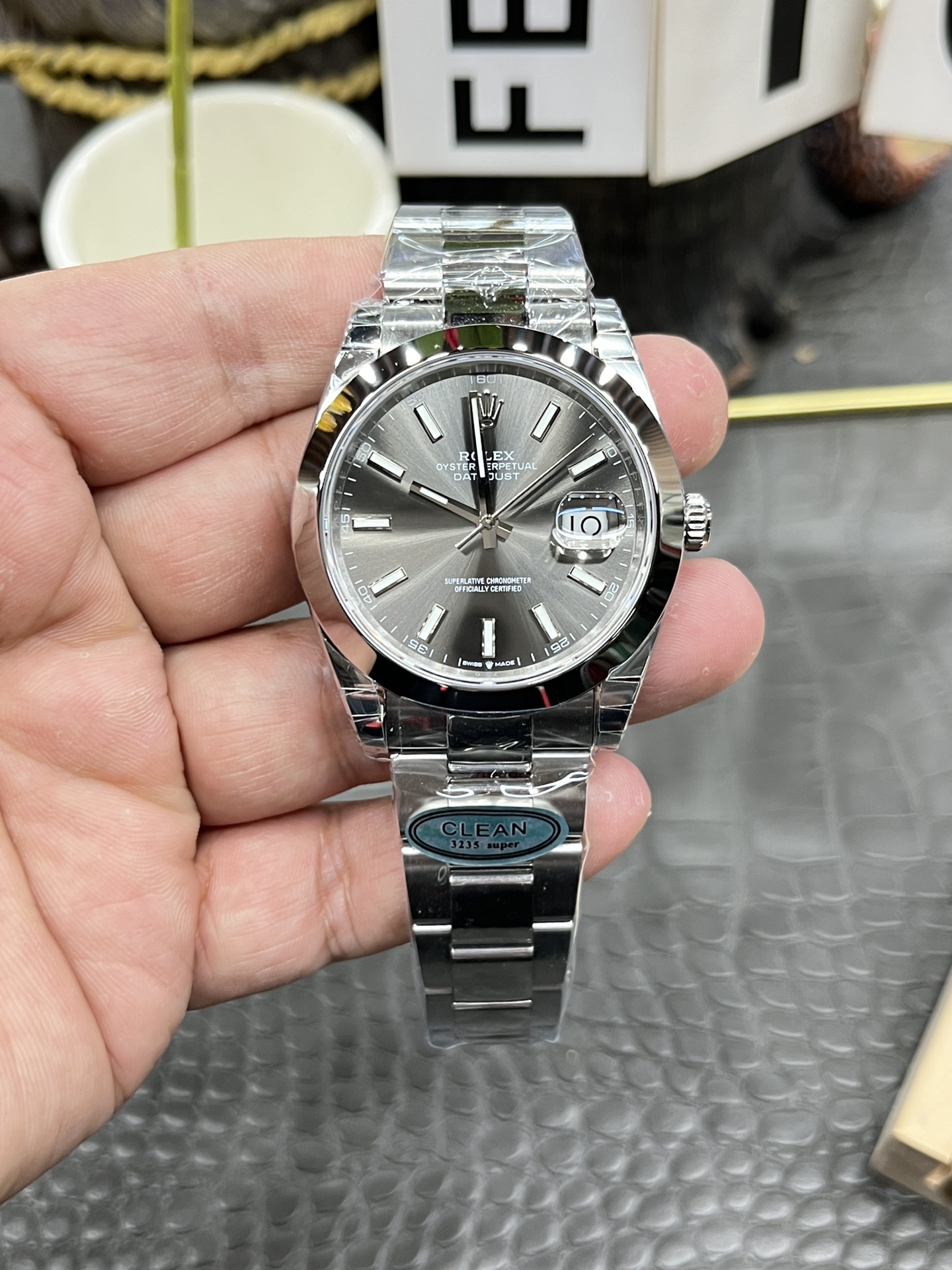 롤렉스 데이트저스트 41mm 3235 무브먼트 레플리카 43158