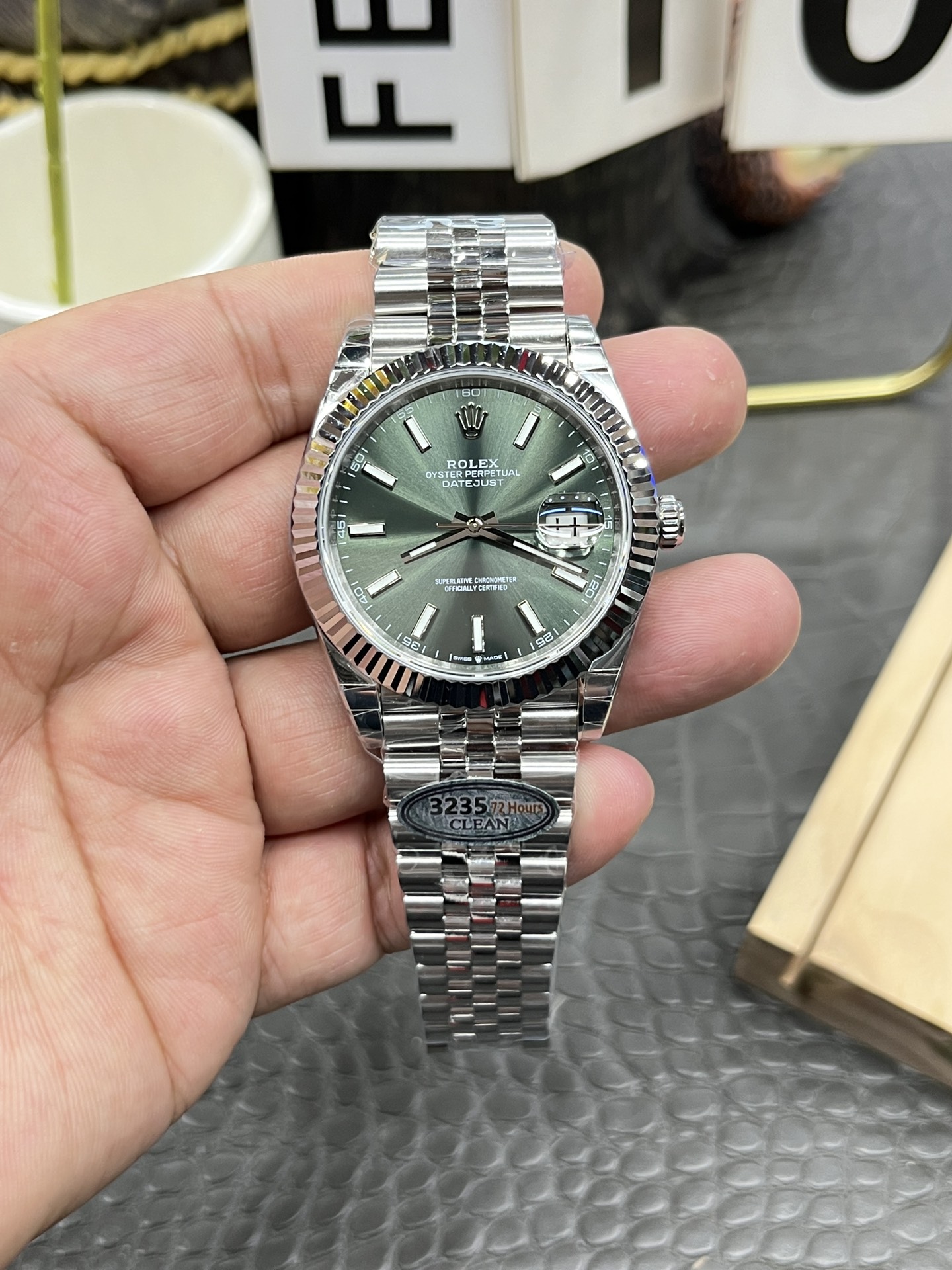 롤렉스 데이트저스트 41mm 3235 무브먼트 레플리카 43159