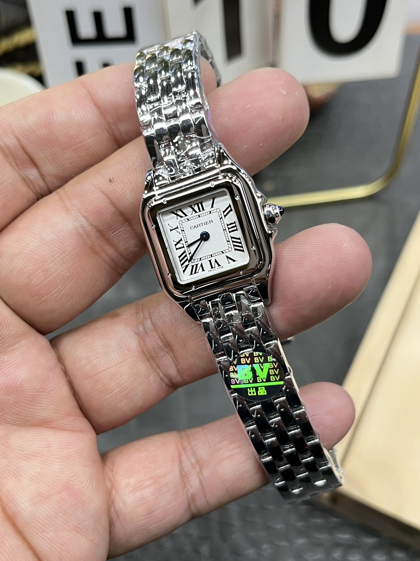 Cartier Panthère de Cartier Small Watch Stainless Steel Quartz Movement 6 i1739290403 1863 0
