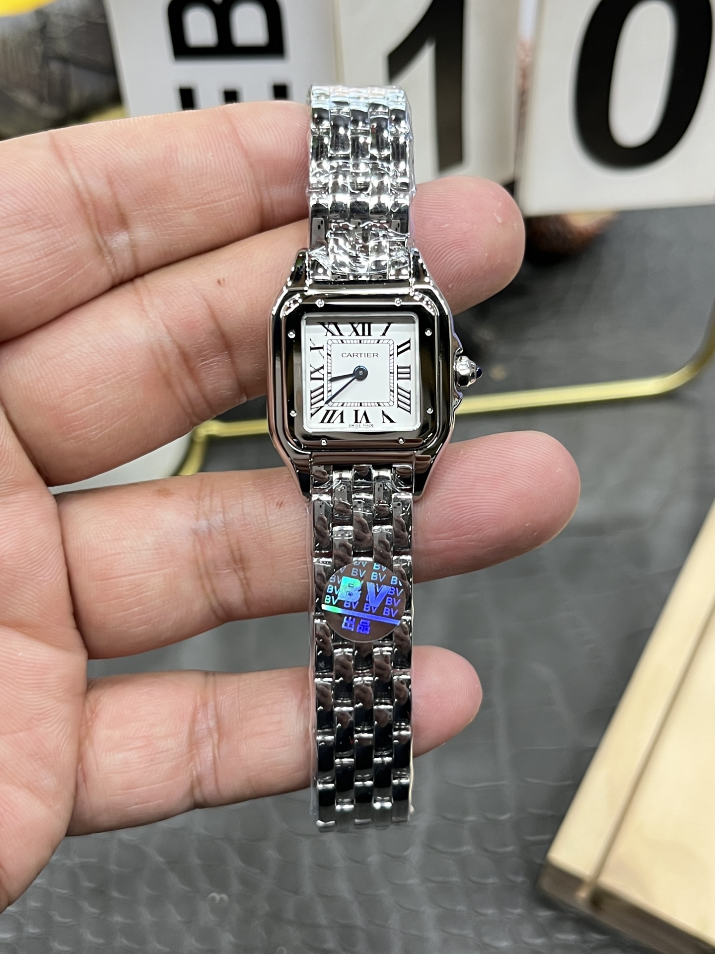 Cartier Panthère de Cartier Small Watch Stainless Steel Quartz Movement 2 i1739290403 3901 0