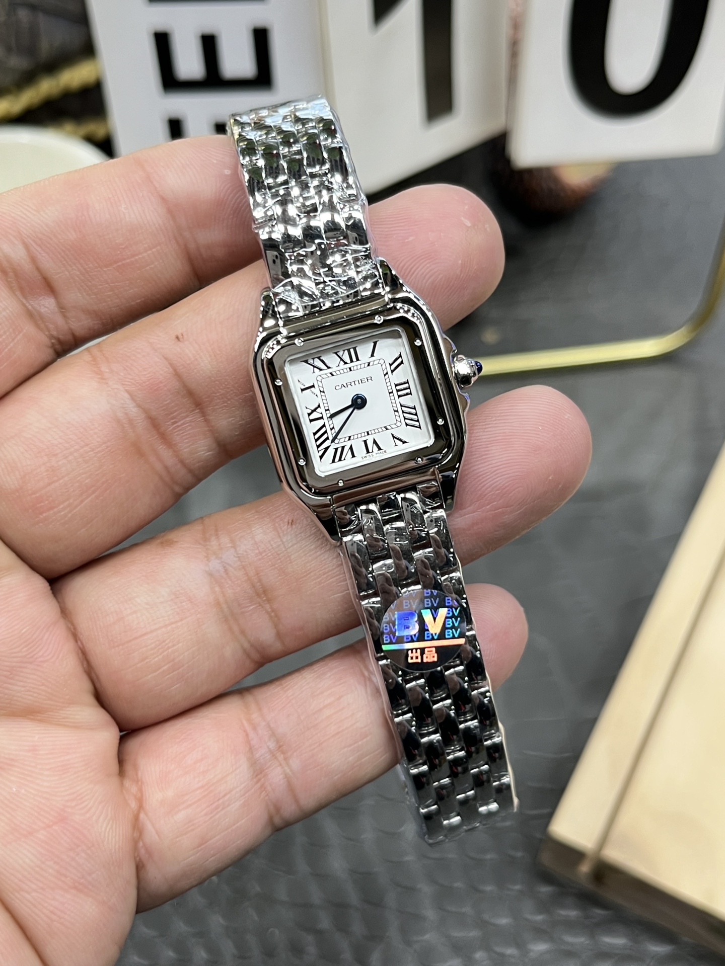 Cartier Panthère de Cartier Small Watch Stainless Steel Quartz Movement 4 i1739290403 6458 0