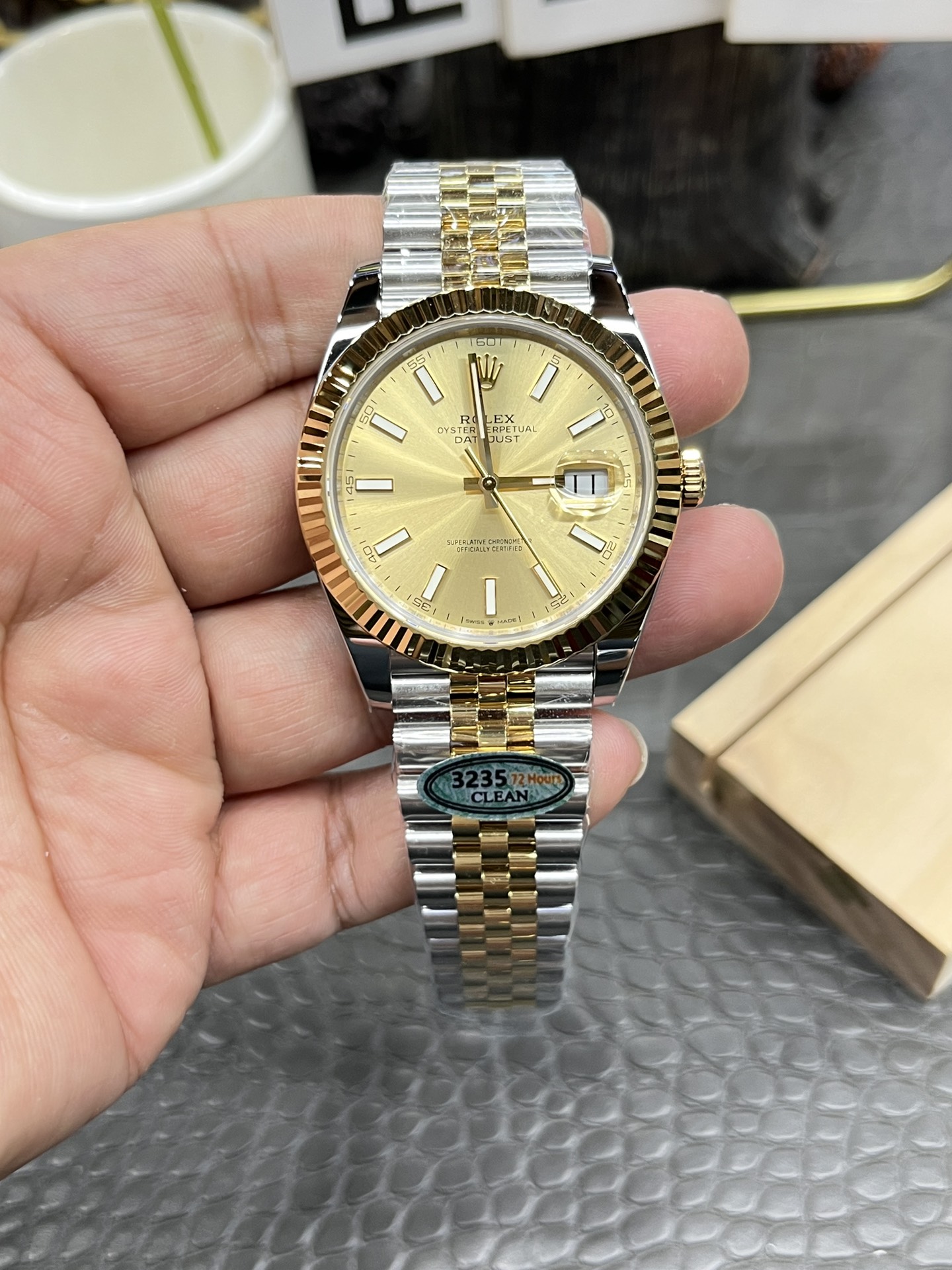 롤렉스 데이트저스트 41mm CVS공장 VS공장 3235 무브먼트 레플리카 43166