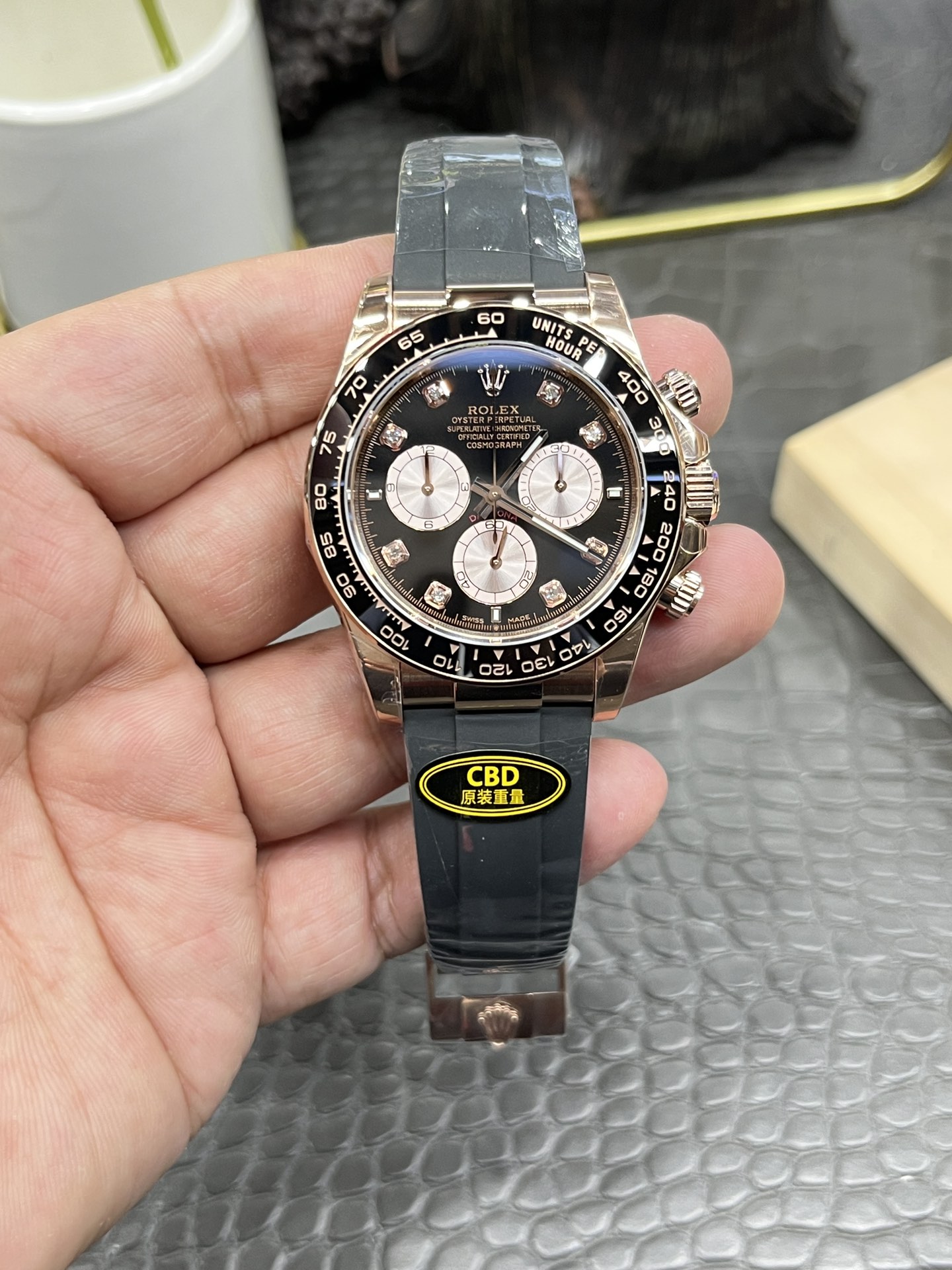 롤렉스 데이토나 40mm CBD공장 4131 무브먼트 레플리카 43145
