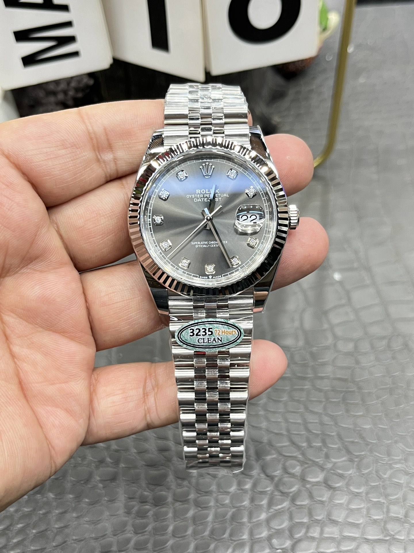 롤렉스 데이트저스트 41mm 3235 무브먼트 레플리카 43117