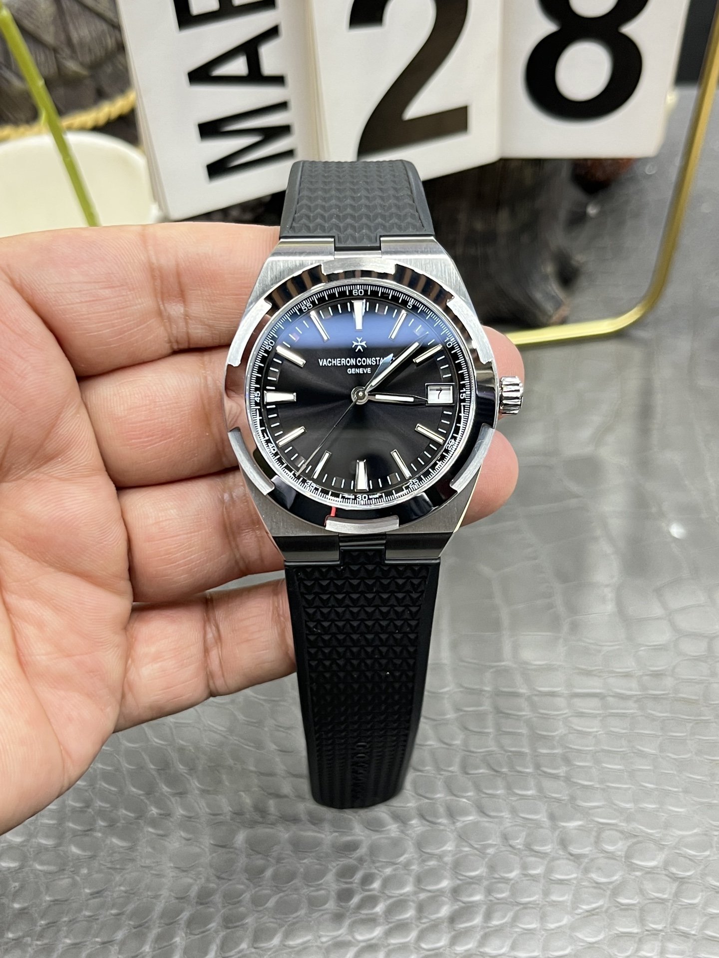 바쉐론 콘스탄틴 오버시즈 4500V 41mm 자동 PPF 공장 레플리카 43586
