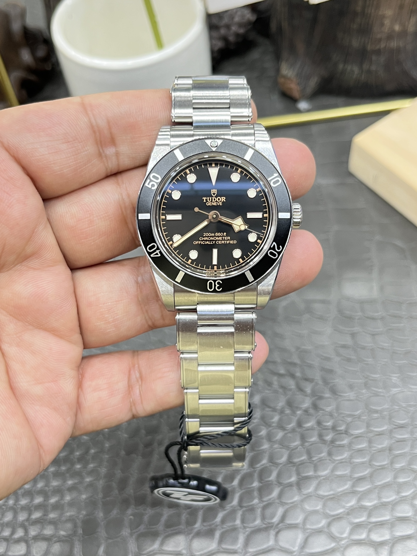 튜더 블랙베이 54 37mm ZF 공장 다이버 오토매틱 남녀공용 시계 레플리카 45576