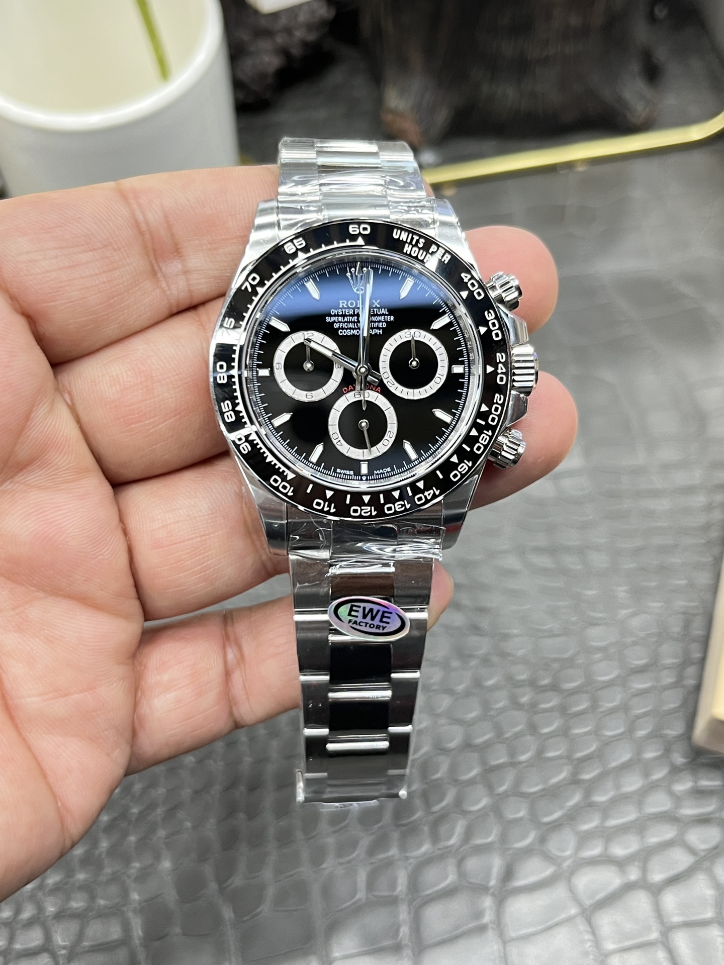 롤렉스 데이토나 40mm EWE공장 EW공장 4131 무브먼트 레플리카 43120