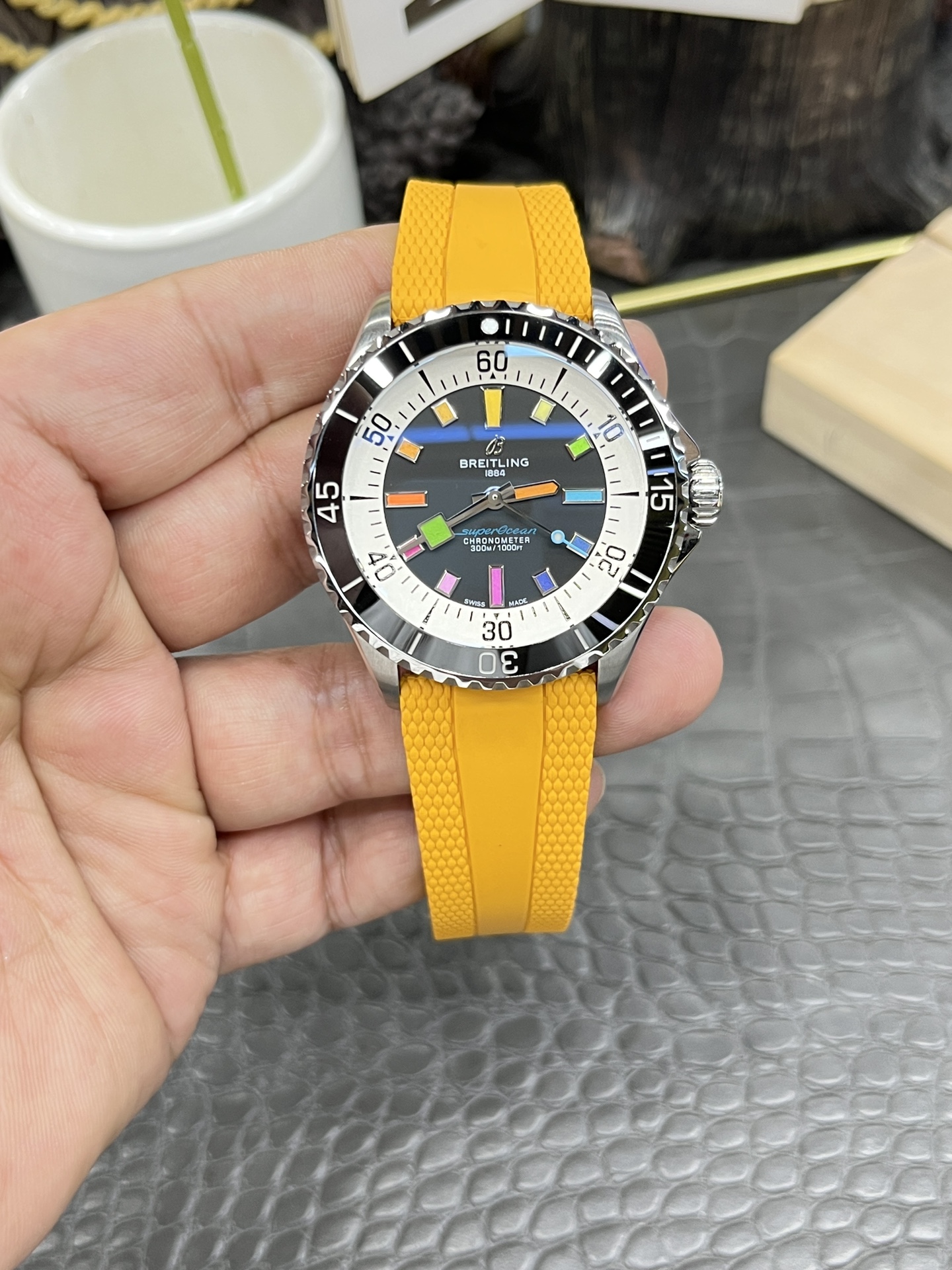 NO:158266,BLS Breitling Super Marine Series/42mm/Seagull 2824 fully automatic machinery, breitling19860909BLS百年灵超级海洋系列/42mm/海鸥2824全自动机械,,breitling,Watch