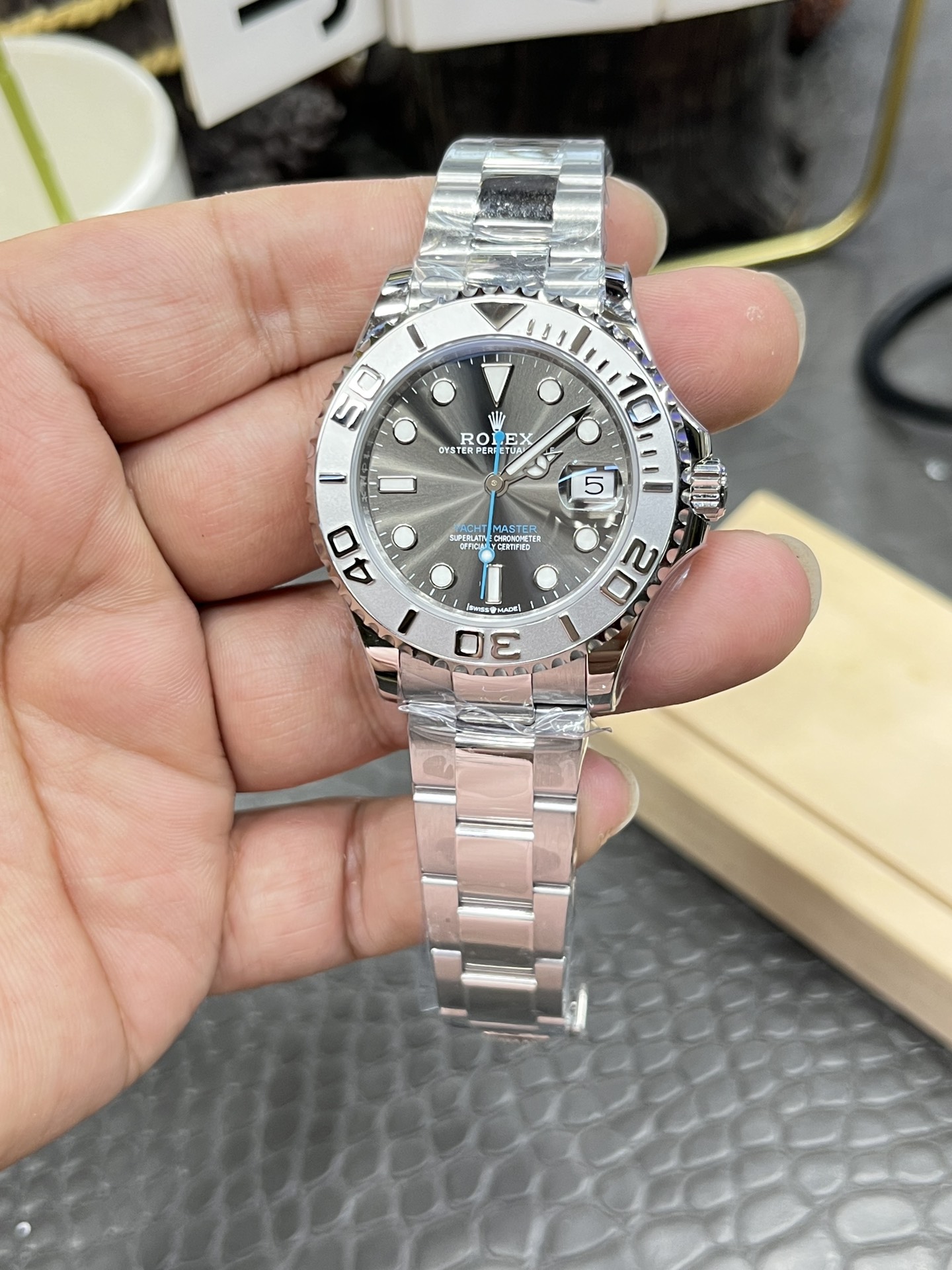 롤렉스 요트마스터 CVS공장 VS공장 2236 무브먼트 레플리카 43099 Rolex 이미지 2