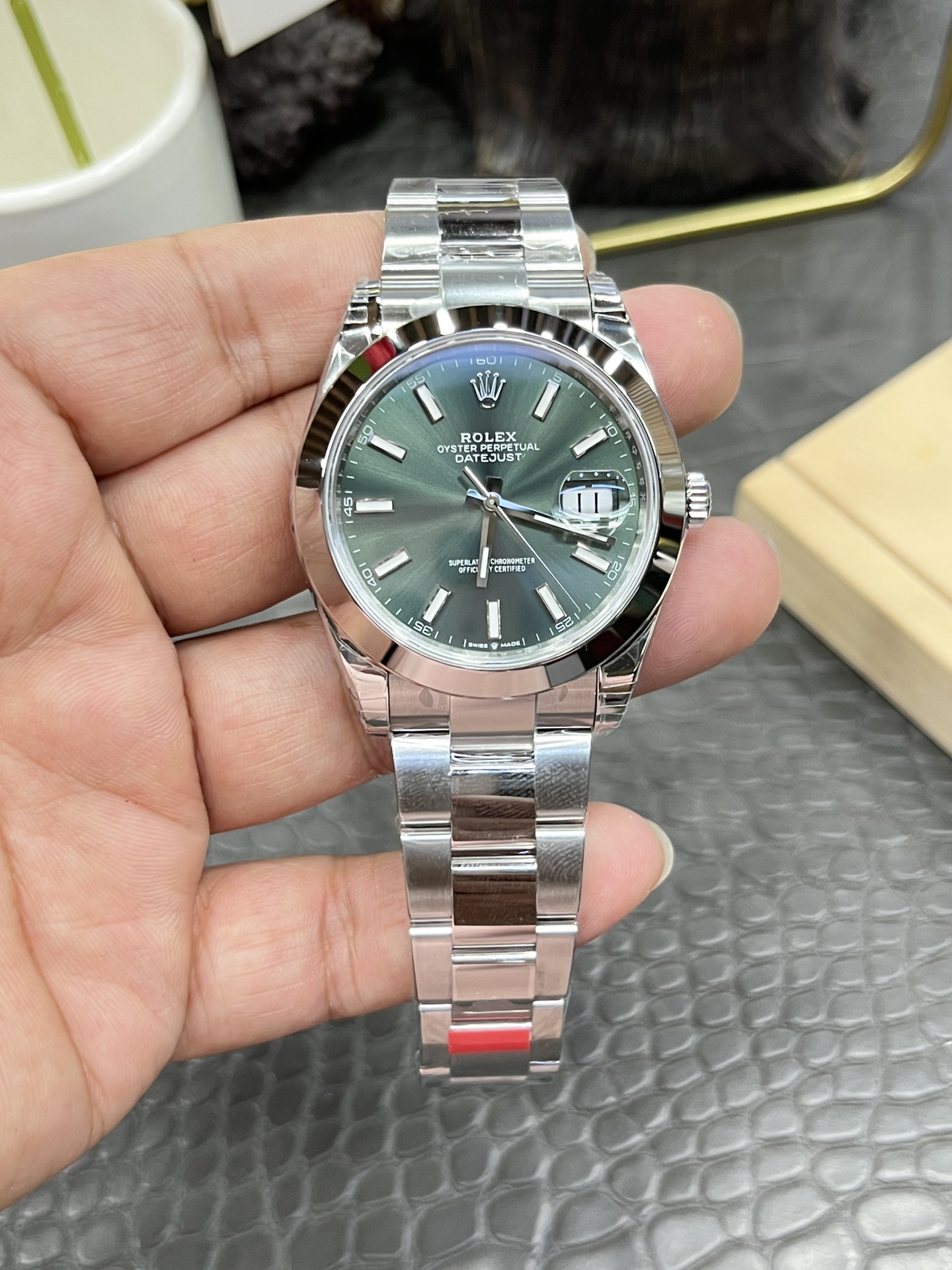 롤렉스 데이트저스트 41mm VS공장 3235 무브먼트 레플리카 43098