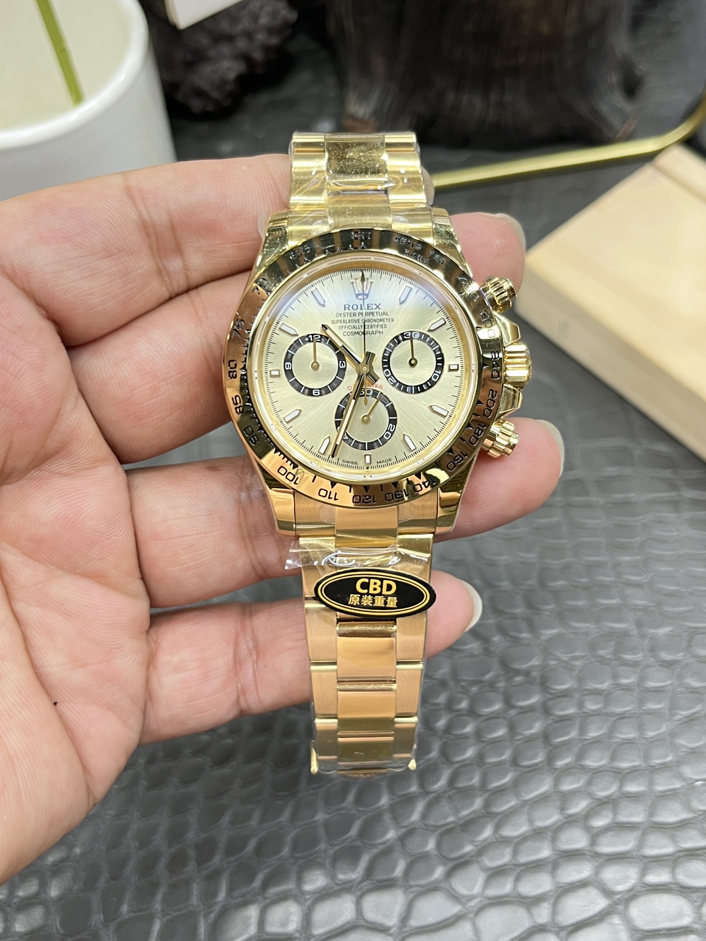 롤렉스 데이토나 40mm CBD공장 4131 무브먼트 레플리카 43100