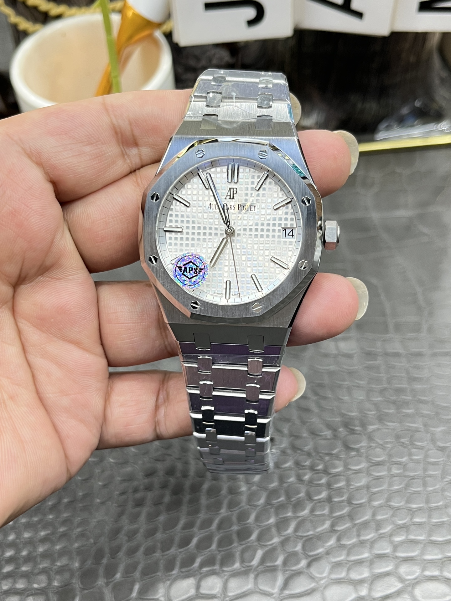 Audemars Piguet Royal Oak 15500 Silver Dial Stainless Steel Automatic Watch 2 i1745511766 483 0