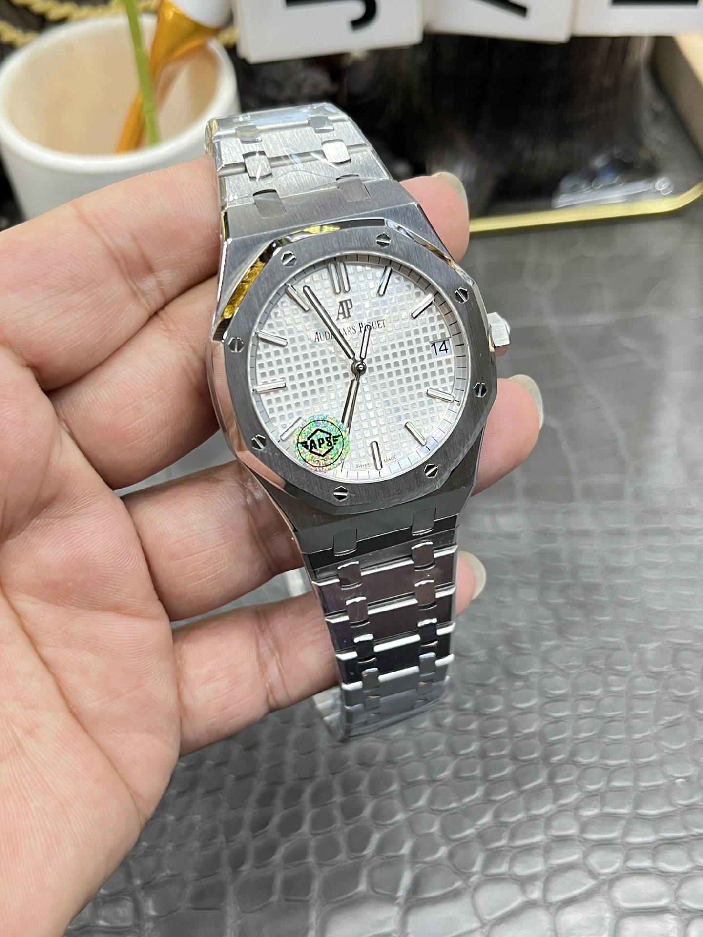Audemars Piguet Royal Oak 15500 Silver Dial Stainless Steel Automatic Watch 4 i1745511766 6386 0
