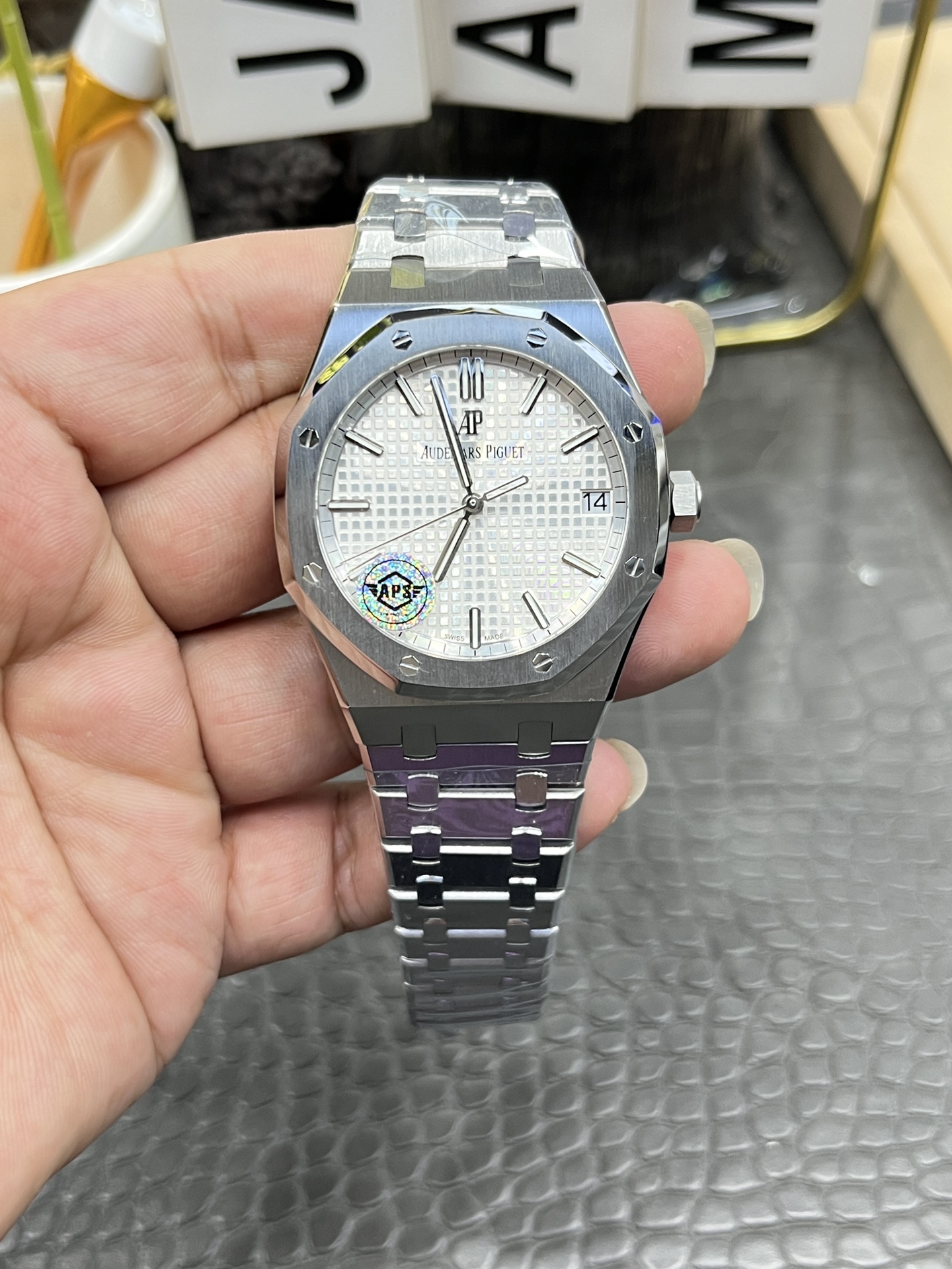 Audemars Piguet Royal Oak 15500 Silver Dial Stainless Steel Automatic Watch 1 i1745511766 6471 0