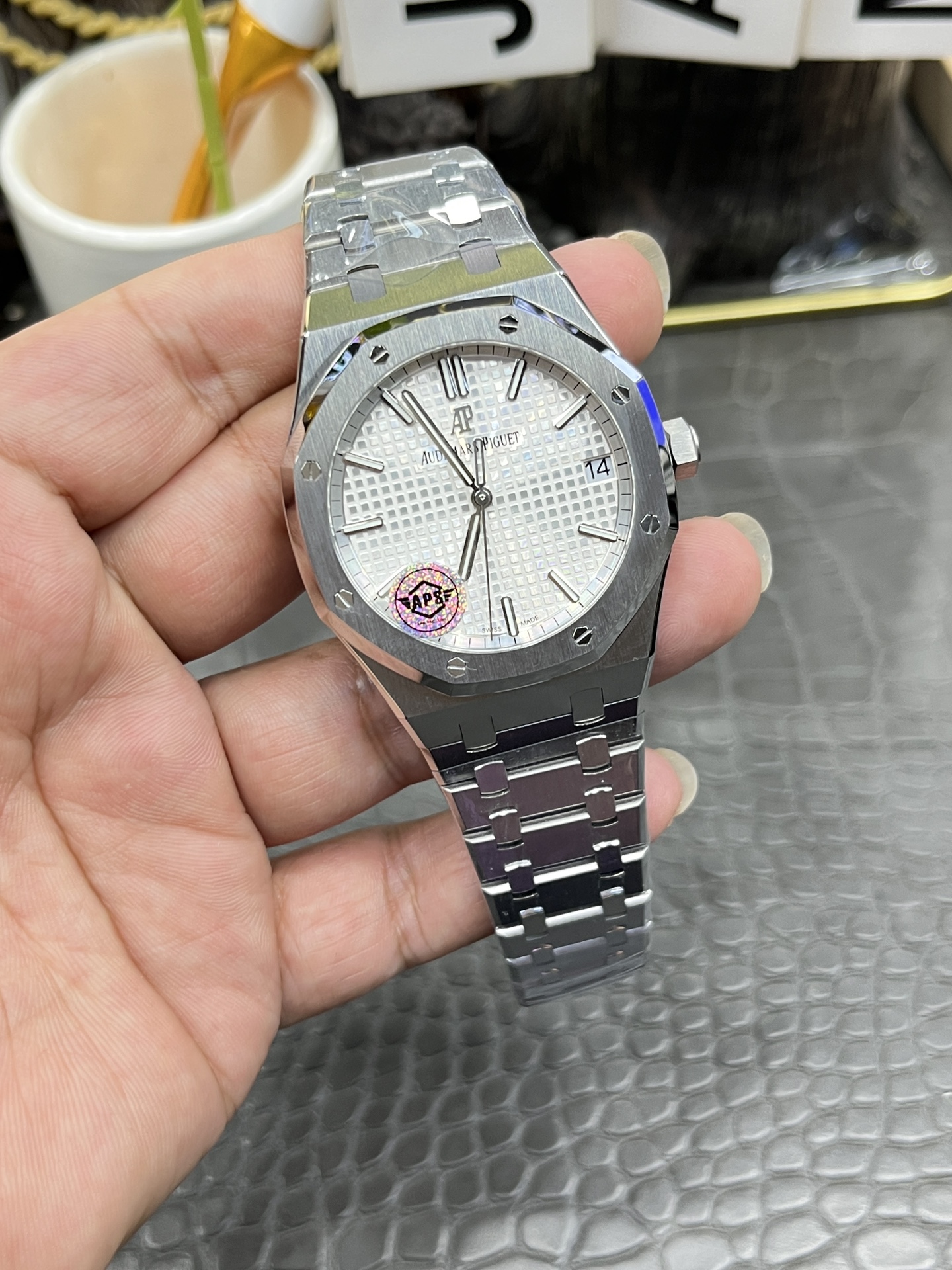 Audemars Piguet Royal Oak 15500 Silver Dial Stainless Steel Automatic Watch 3 i1745511766 6798 0