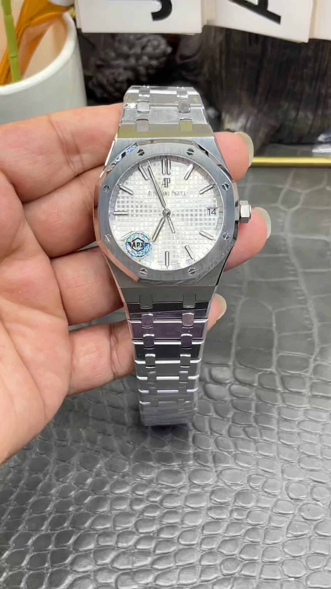 Audemars Piguet Royal Oak 15500 Silver Dial Stainless Steel Automatic Watch