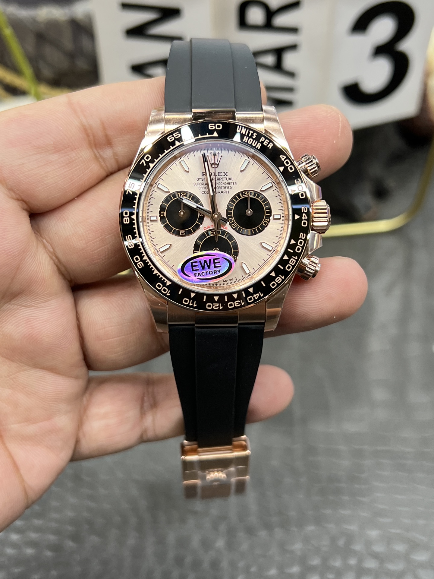 롤렉스 데이토나 40mm EWE공장 EW공장 4131 무브먼트 레플리카 43046