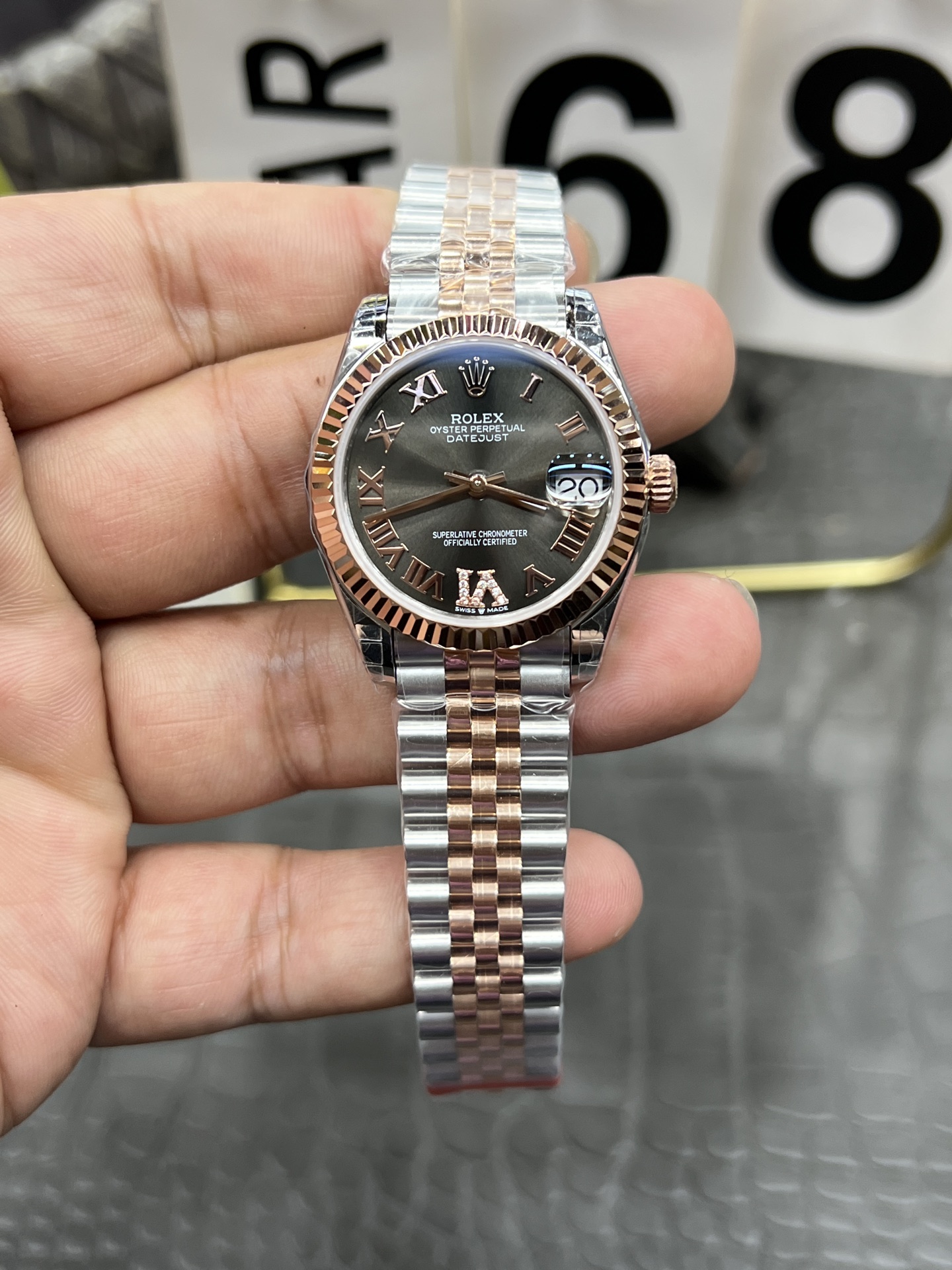 롤렉스 데이트저스트 31mm 2236 무브먼트 레플리카 43048