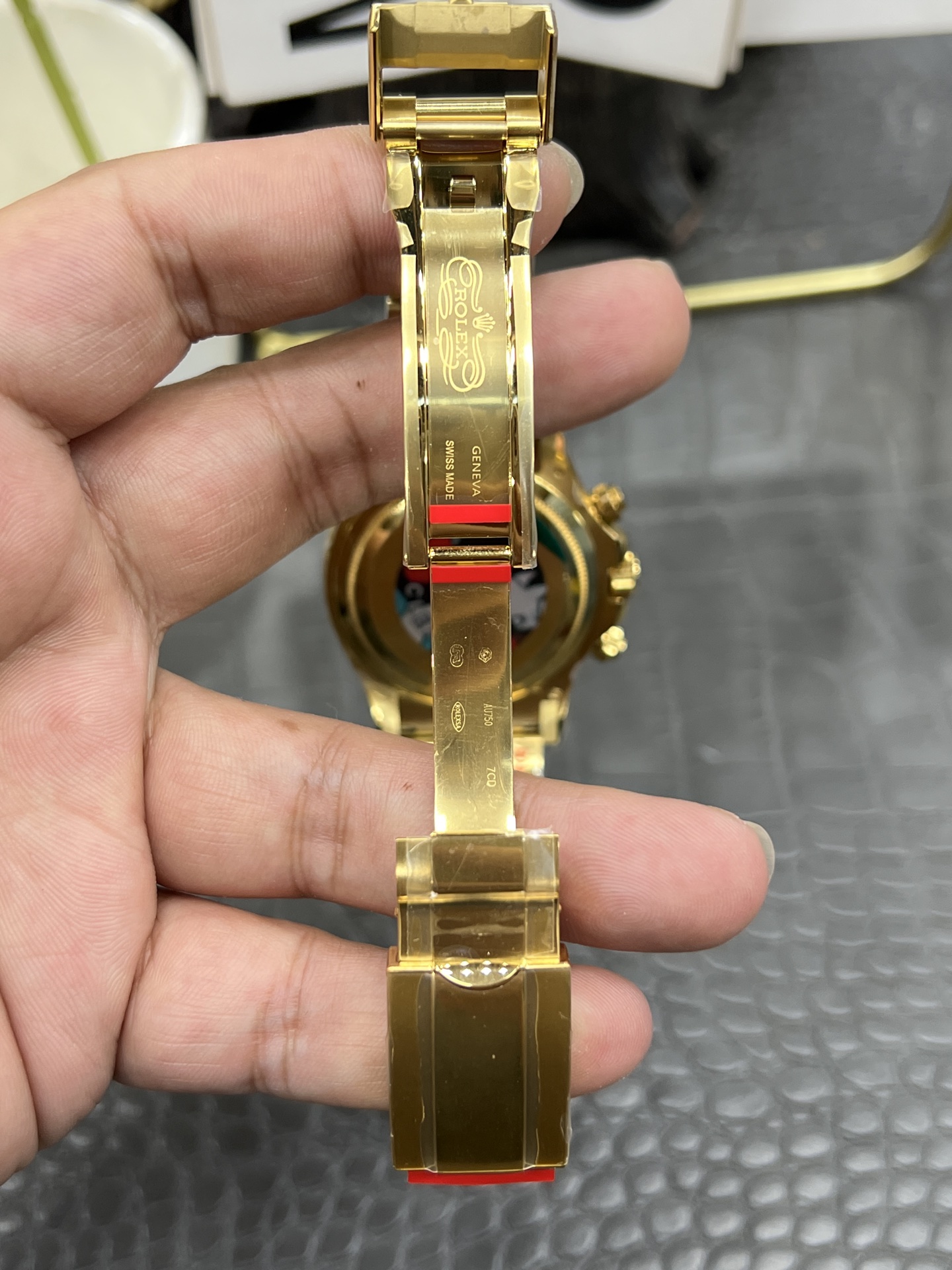 Cvs劳力士迪通拿新款/40mm绿金迪/搭载丹东4801改4131双T全自动计时码机械