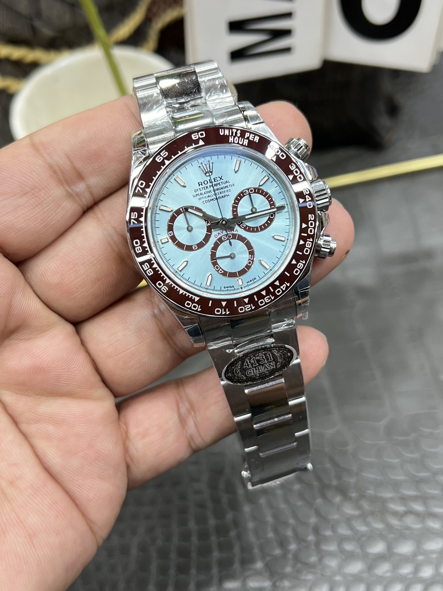 Cvs劳力士迪通拿系列/40mm冰蓝迪/搭载丹东4801改4131双T全自动计时码机械