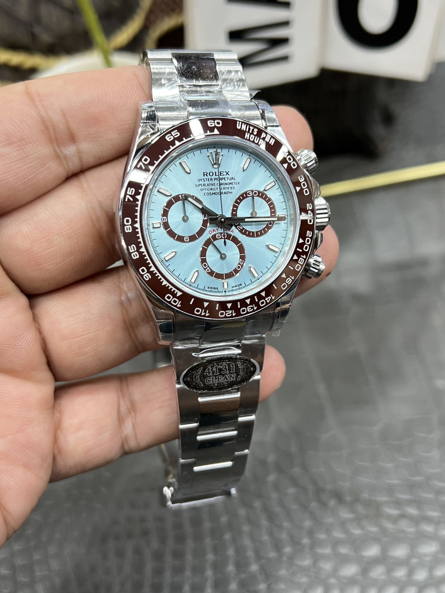 Cvs劳力士迪通拿系列/40mm冰蓝迪/搭载丹东4801改4131双T全自动计时码机械