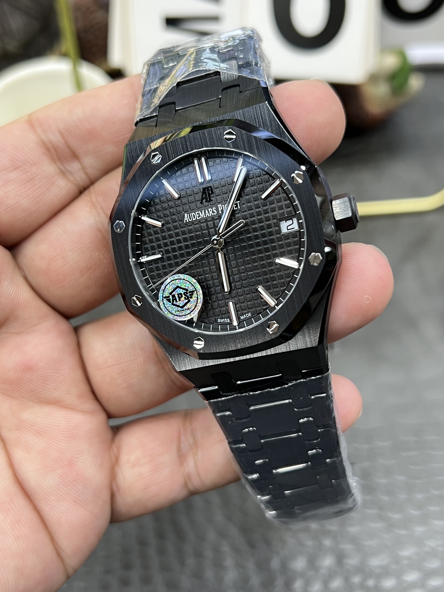 Audemars Piguet Royal Oak 15500 Black Ceramic Automatic Watch - 41mm 5 i1751130395351 7354 0 4