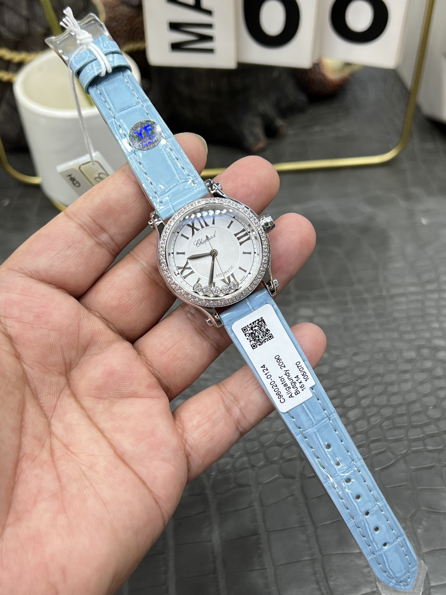 쇼파드 해피 다이아몬드 YF 공장 시걸 2892 오토매틱 여성 시계 레플리카 45065 Chopard 이미지 9