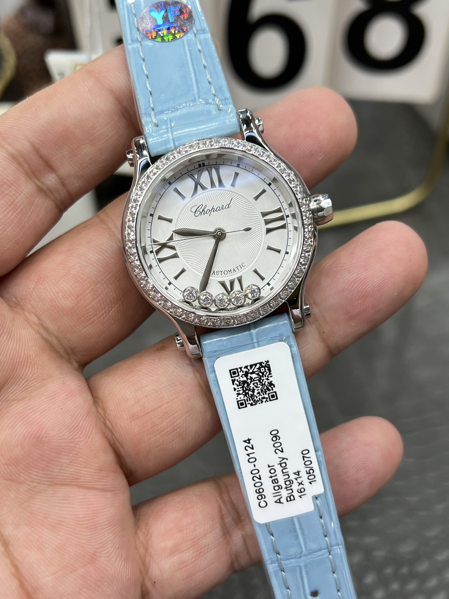 쇼파드 해피 다이아몬드 YF 공장 시걸 2892 오토매틱 여성 시계 레플리카 45065 Chopard 이미지 2
