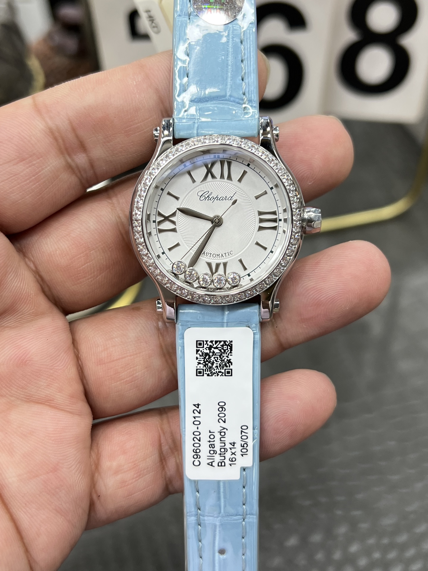 쇼파드 해피 다이아몬드 33mm YF 공장 시걸 2892 오토매틱 여성 시계 레플리카 45065